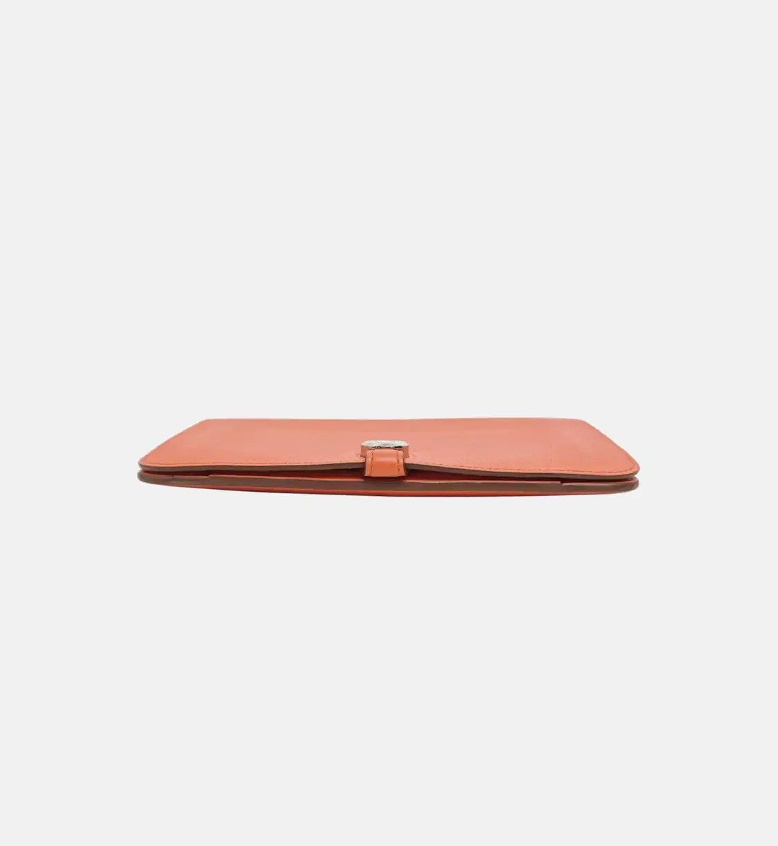 Hermes Hermes Dogon Large Rose Lobster Evercolor cowhide leather wallet silver hardware Size ONE SIZE - 6 Thumbnail