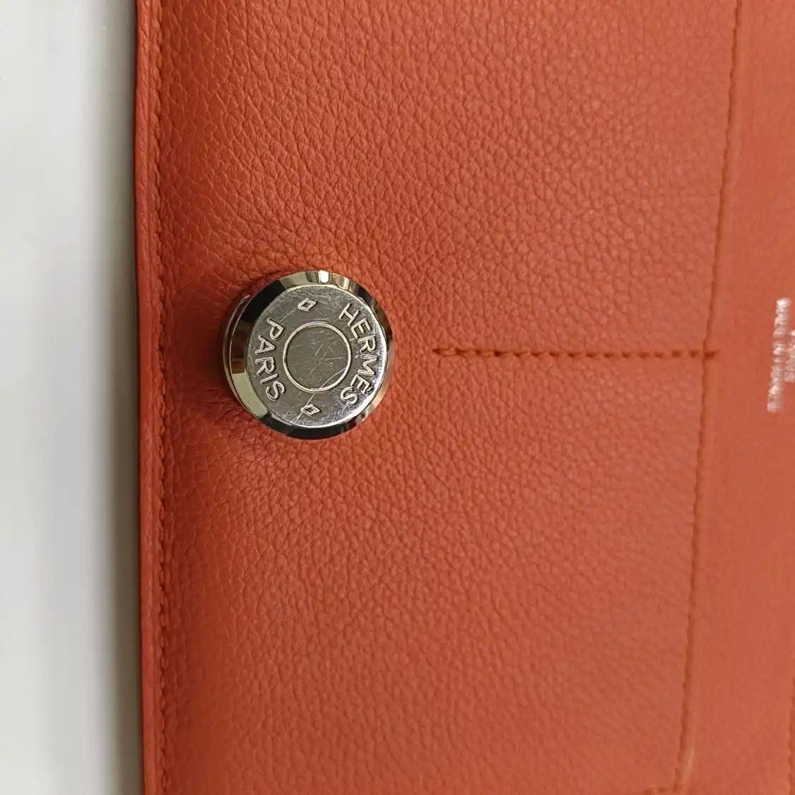 Hermes Hermes Dogon Large Rose Lobster Evercolor cowhide leather wallet silver hardware Size ONE SIZE - 11 Thumbnail