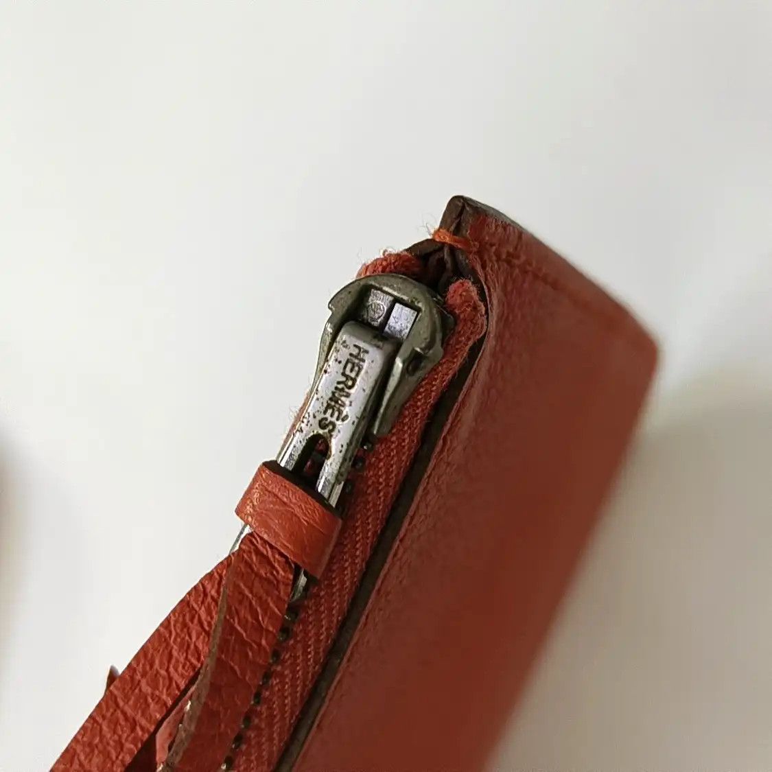 Hermes Hermes Dogon Large Rose Lobster Evercolor cowhide leather wallet silver hardware Size ONE SIZE - 16 Thumbnail