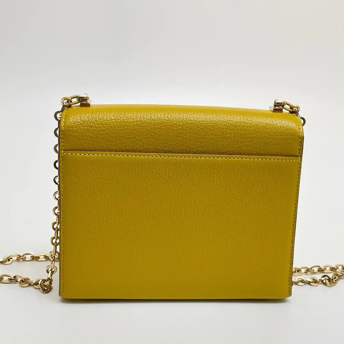 Hermes Hermes Verrou 17 yellow Chamkila goatskin Verrou bolt bag shoulder bag gold hard Size ONE SIZE - 4 Thumbnail