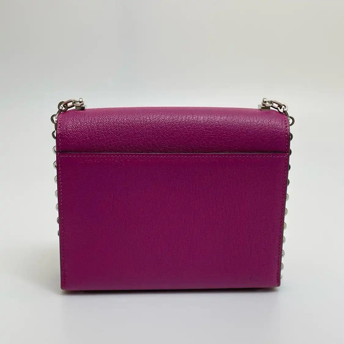 Hermes Hermes Verrou 17 Magnolia Pink Chamkila goatskin Verrou bolt bag shoulder bag si Size ONE SIZE - 4 Thumbnail