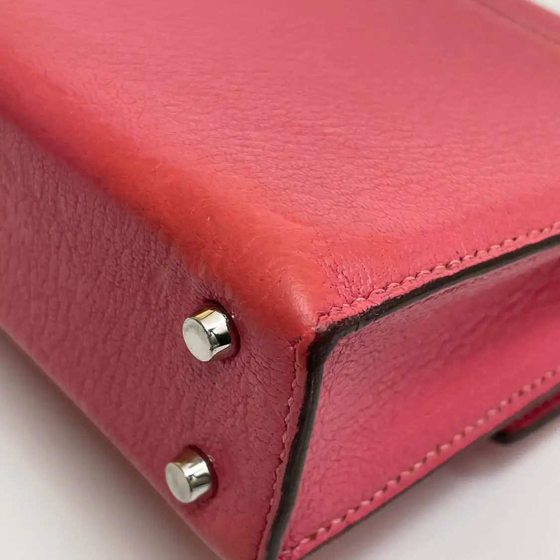 Hermes Hermes Verrou 17 Rose Lipstick Chèvre Mysore goatskin Verrou bolt bag shoulder b Size ONE SIZE - 8 Thumbnail