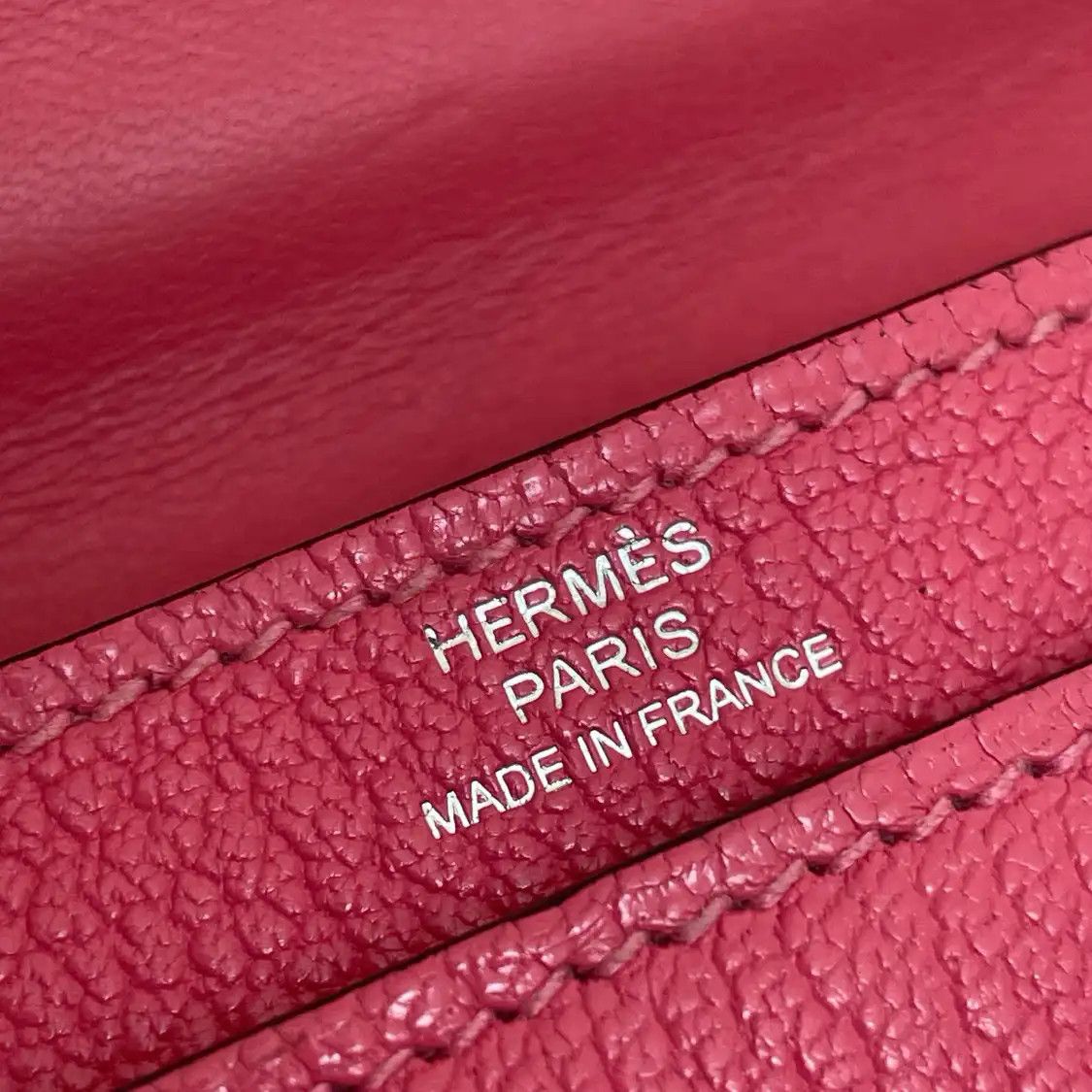 Hermes Hermes Verrou 17 Rose Lipstick Chèvre Mysore goatskin Verrou bolt bag shoulder b Size ONE SIZE - 10 Thumbnail