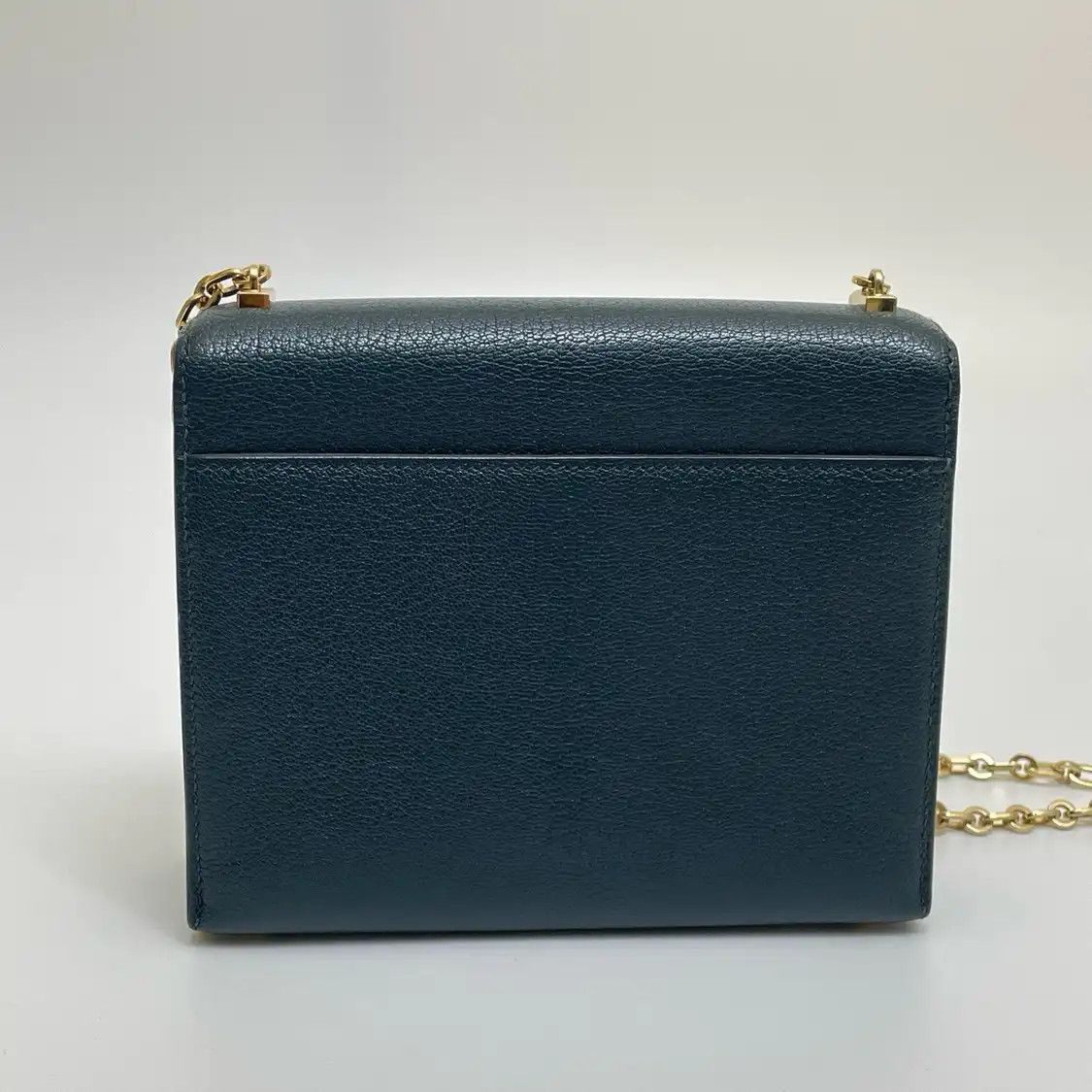 Hermes Hermes Verrou 17 Vert Cypres Chamkila goatskin Verrou bolt bag shoulder bag pale Size ONE SIZE - 4 Thumbnail