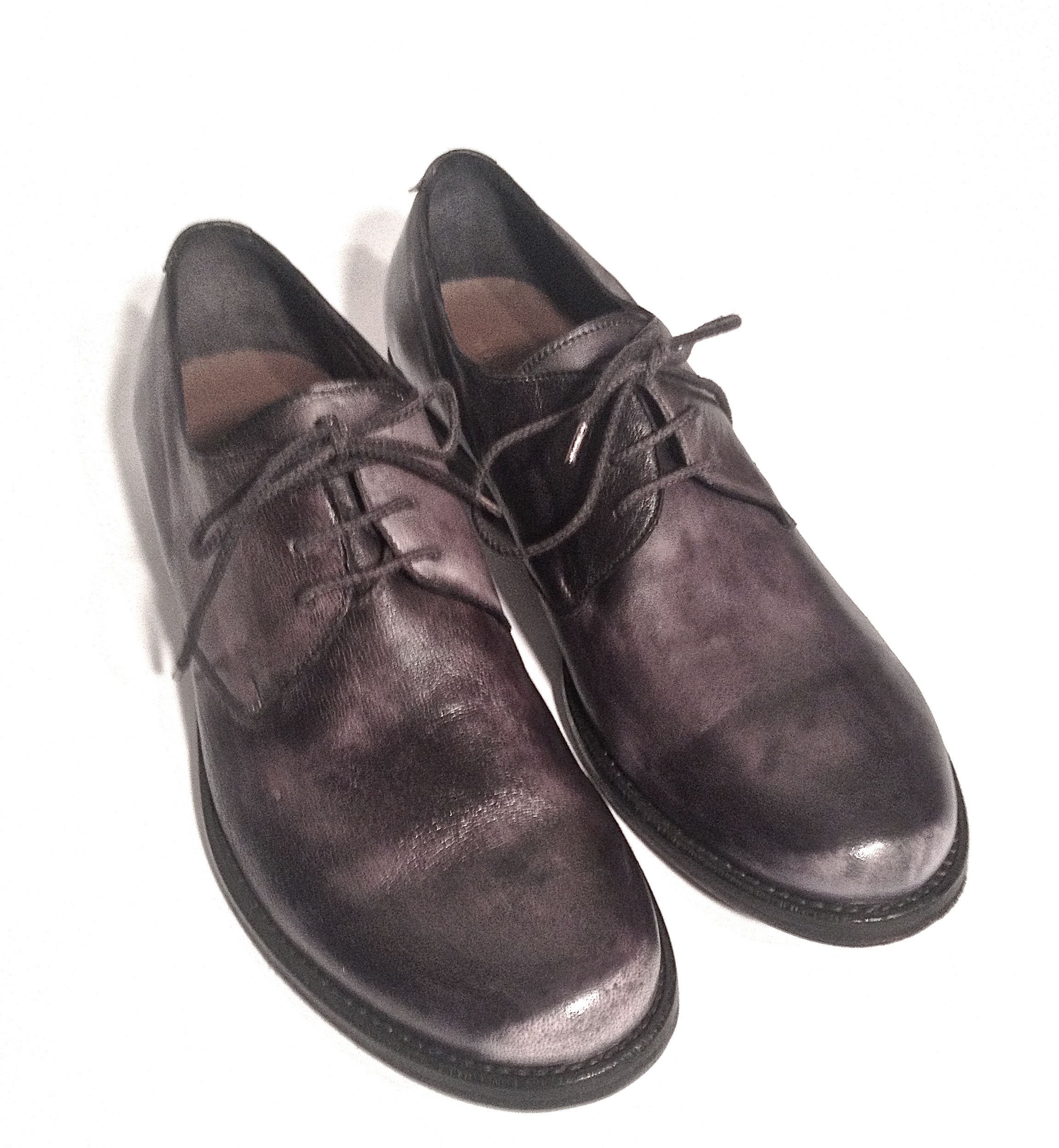 Liebeskind Berlin Lace Up Leather Shoes in Grey, Men's (Size 10)