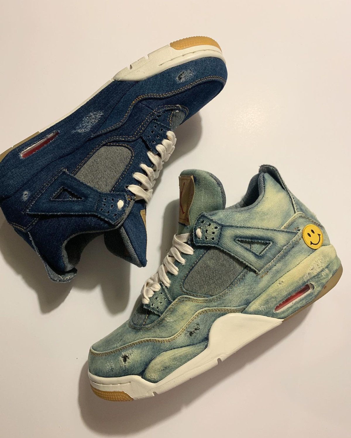 Jordan 4 levis online custom