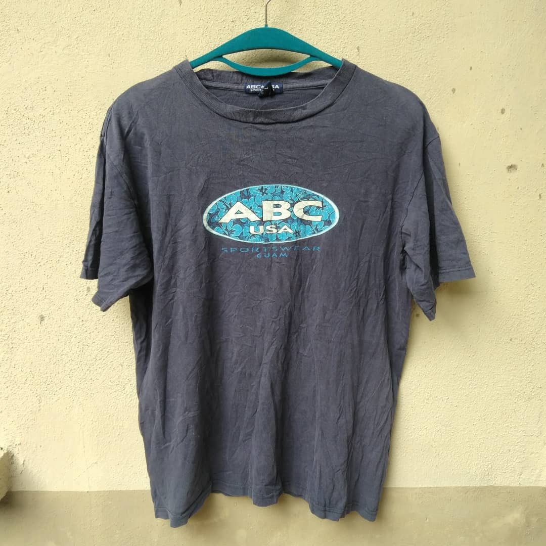 Vintage 💥VINTAGE SUNFADED 90s ABC USA SPORTSWEAR GUAM T SHIRTS Size US L / EU 52-54 / 3 - 1 Thumbnail