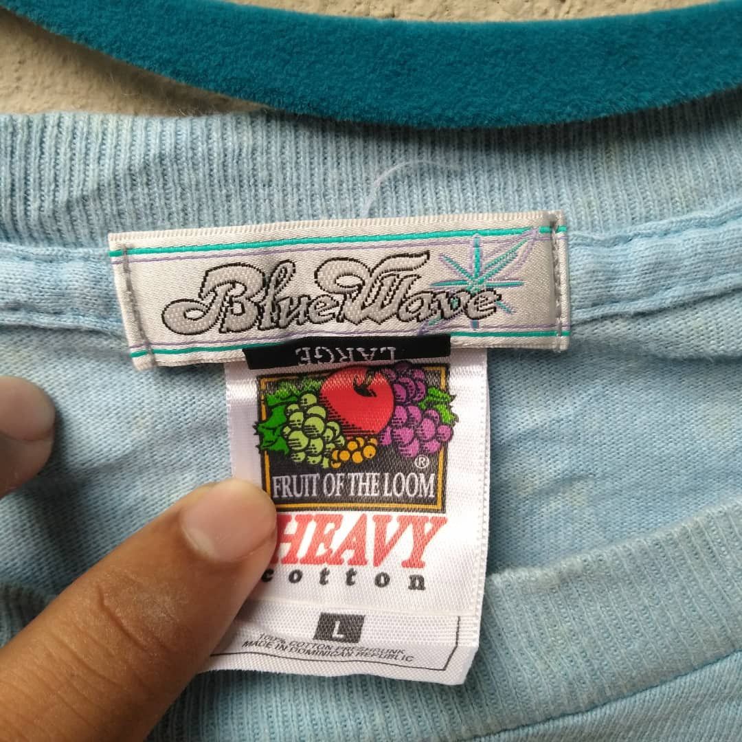 Fruit Of The Loom 🔥90s BLUE WAVES BRAND NEW BLUE FEAT PLAYERS T SHIRTS Size US L / EU 52-54 / 3 - 3 Thumbnail