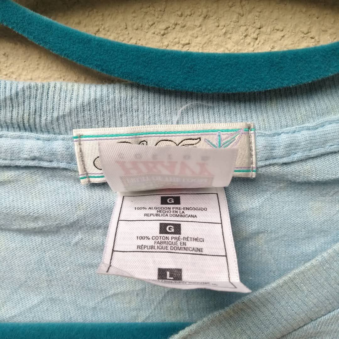 Fruit Of The Loom 🔥90s BLUE WAVES BRAND NEW BLUE FEAT PLAYERS T SHIRTS Size US L / EU 52-54 / 3 - 6 Thumbnail