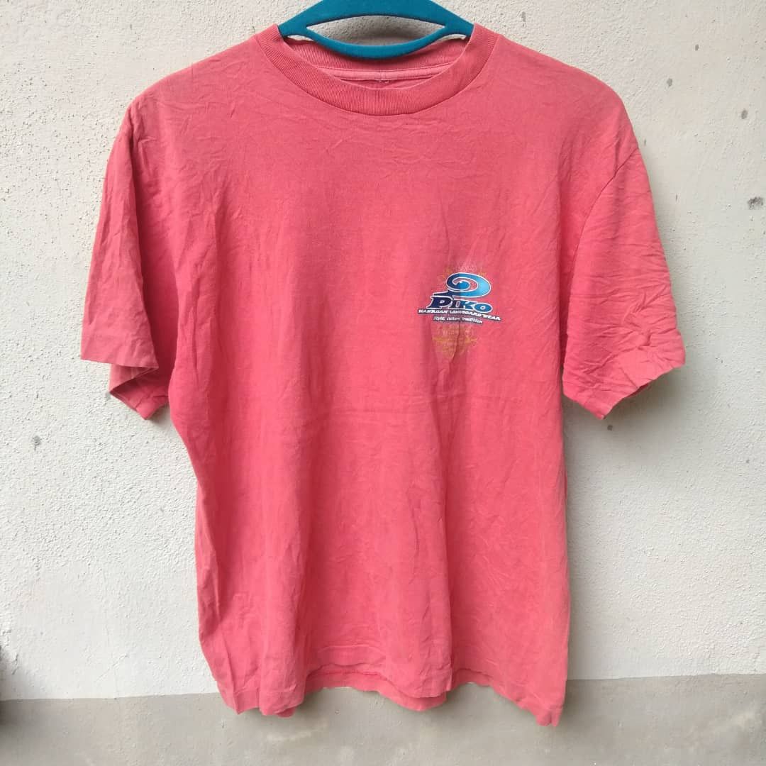 Vintage 💥VINTAGE PIKO HAWAIIAN SUNFADED ALL SINGLE STITCHED SURF Size US L / EU 52-54 / 3 - 4 Thumbnail