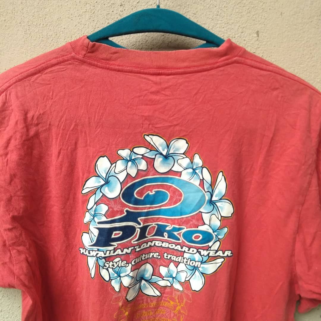 Vintage 💥VINTAGE PIKO HAWAIIAN SUNFADED ALL SINGLE STITCHED SURF Size US L / EU 52-54 / 3 - 1 Thumbnail