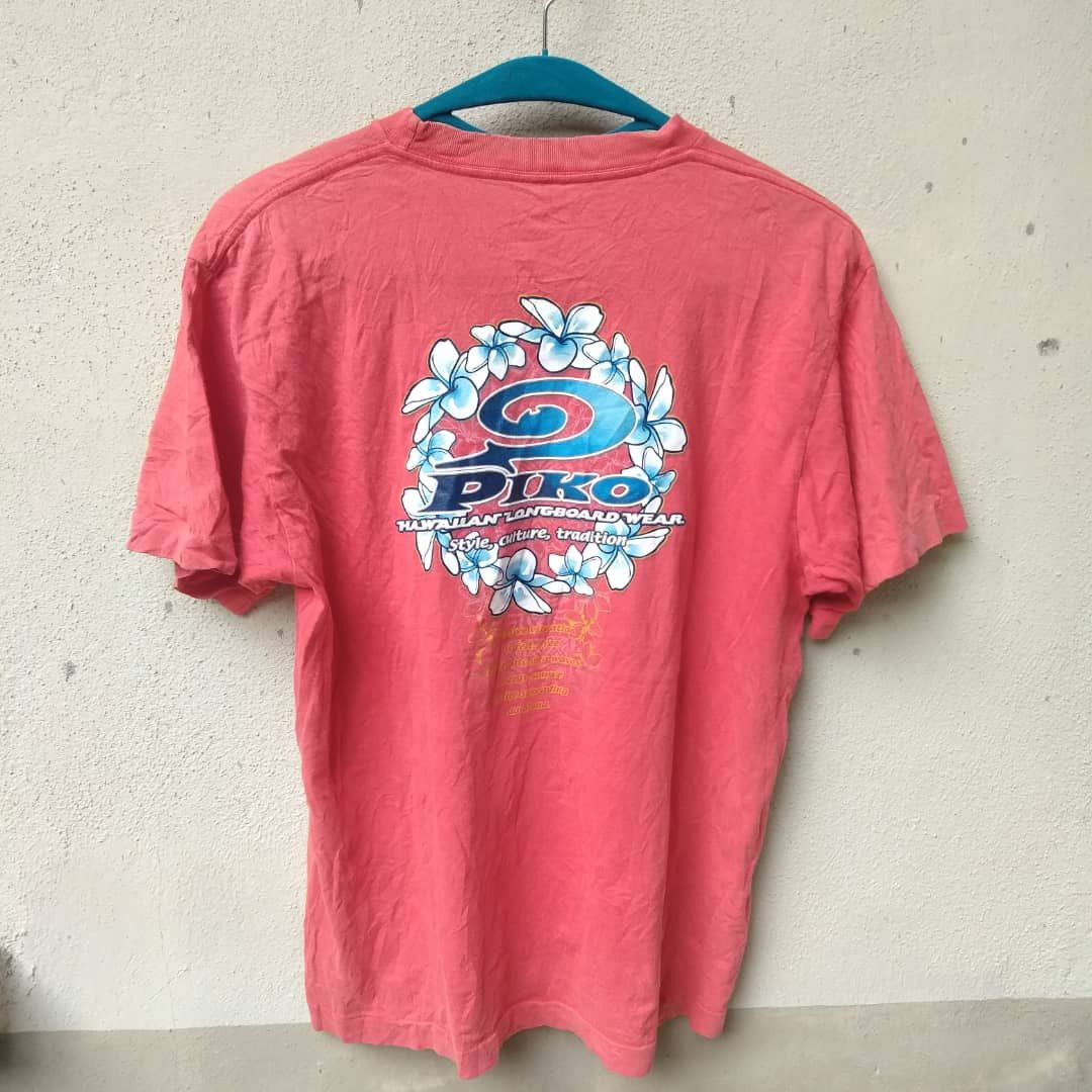 Vintage 💥VINTAGE PIKO HAWAIIAN SUNFADED ALL SINGLE STITCHED SURF Size US L / EU 52-54 / 3 - 2 Thumbnail