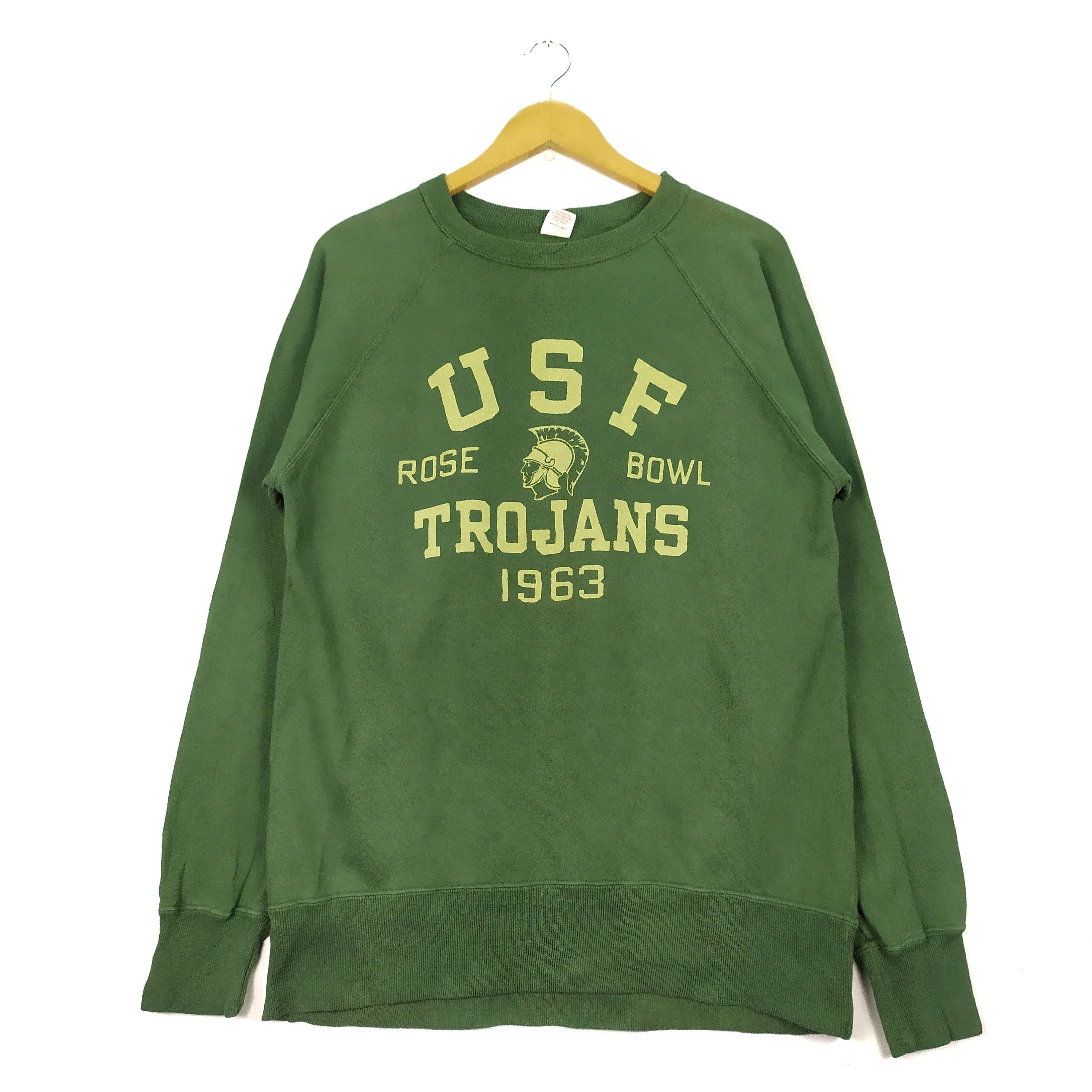 Buzz Rickson's × Toyo Enterprises USF Trojans Crewneck Pullover Jumper Sweatshirt Size US L / EU 52-54 / 3 - 1 Thumbnail