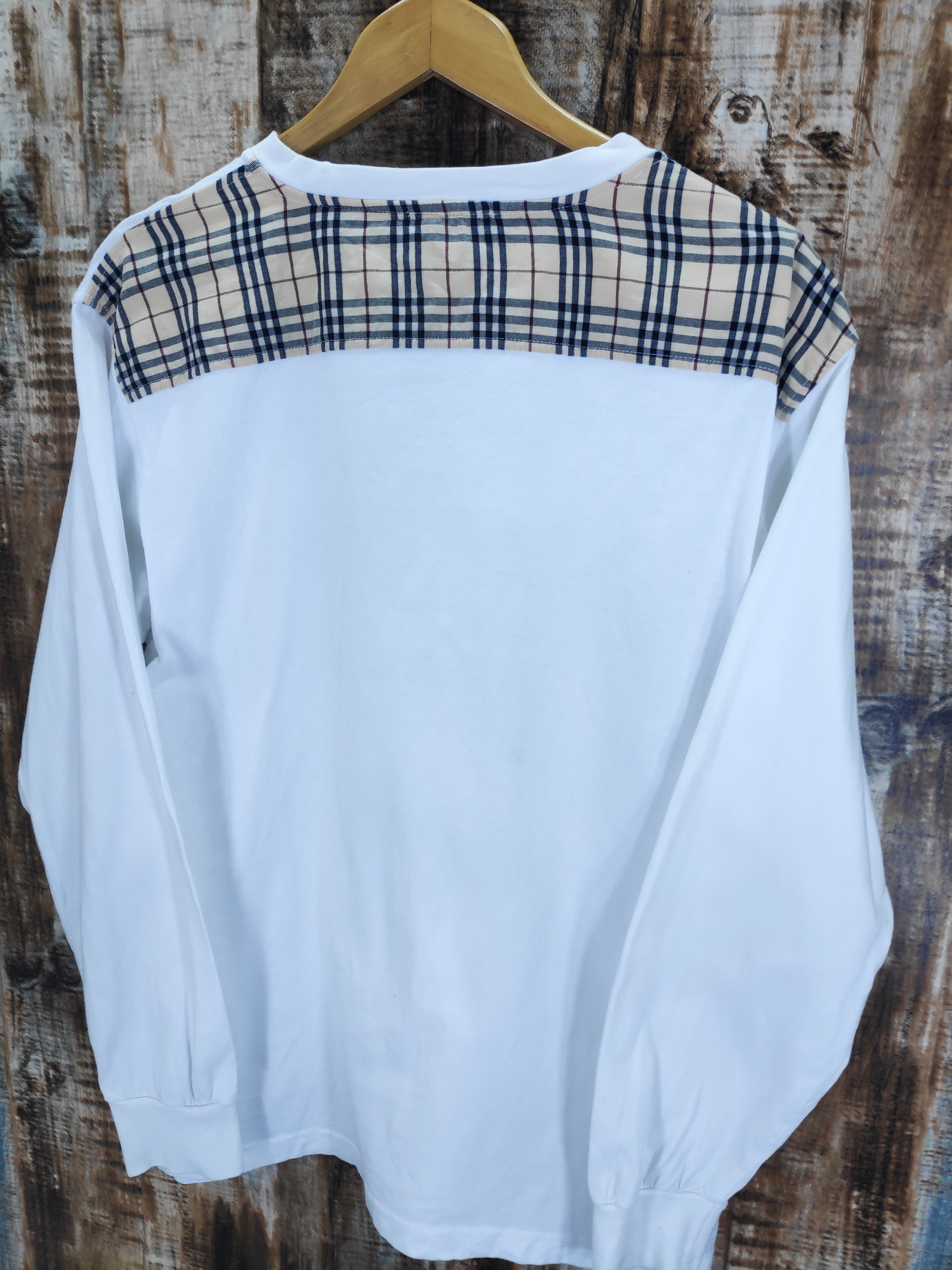 Burberry × Vintage Burberry Prorsum Nova Check Made in England Long Sleeve XL Size US XL / EU 56 / 4 - 6 Thumbnail
