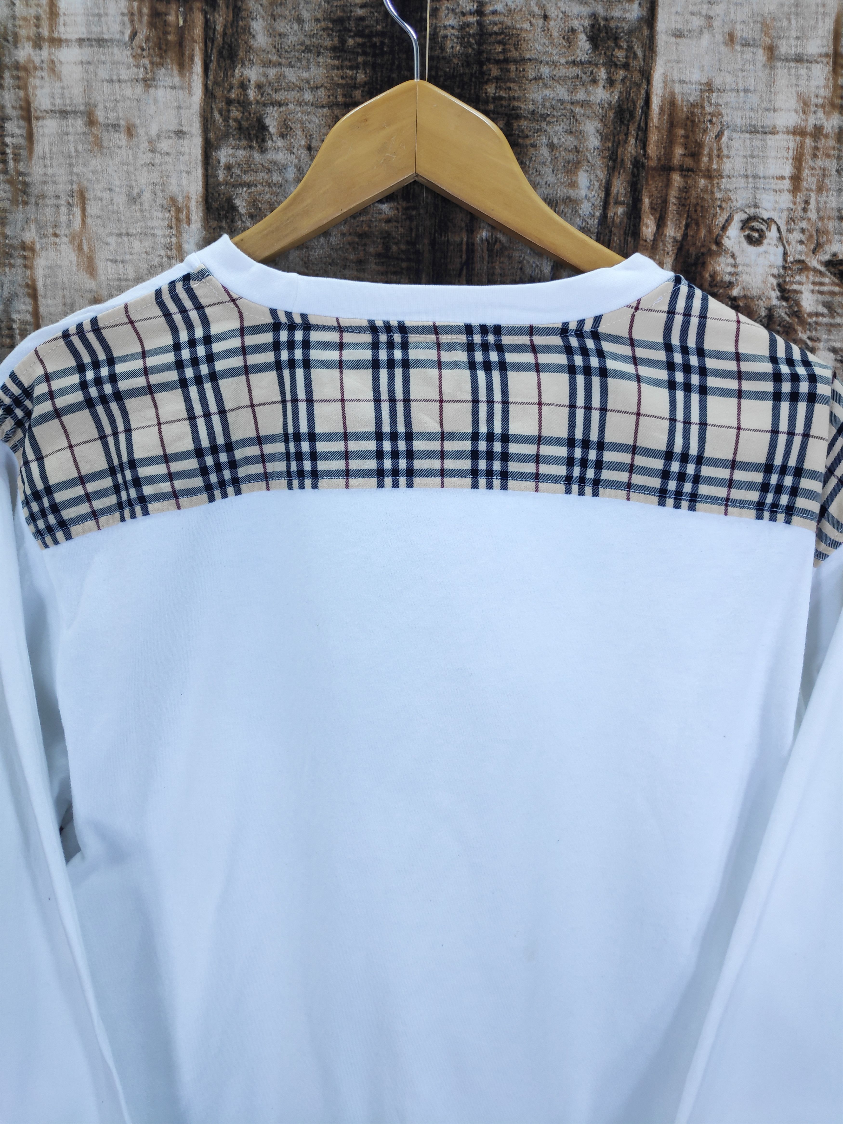 Burberry × Vintage Burberry Prorsum Nova Check Made in England Long Sleeve XL Size US XL / EU 56 / 4 - 7 Thumbnail