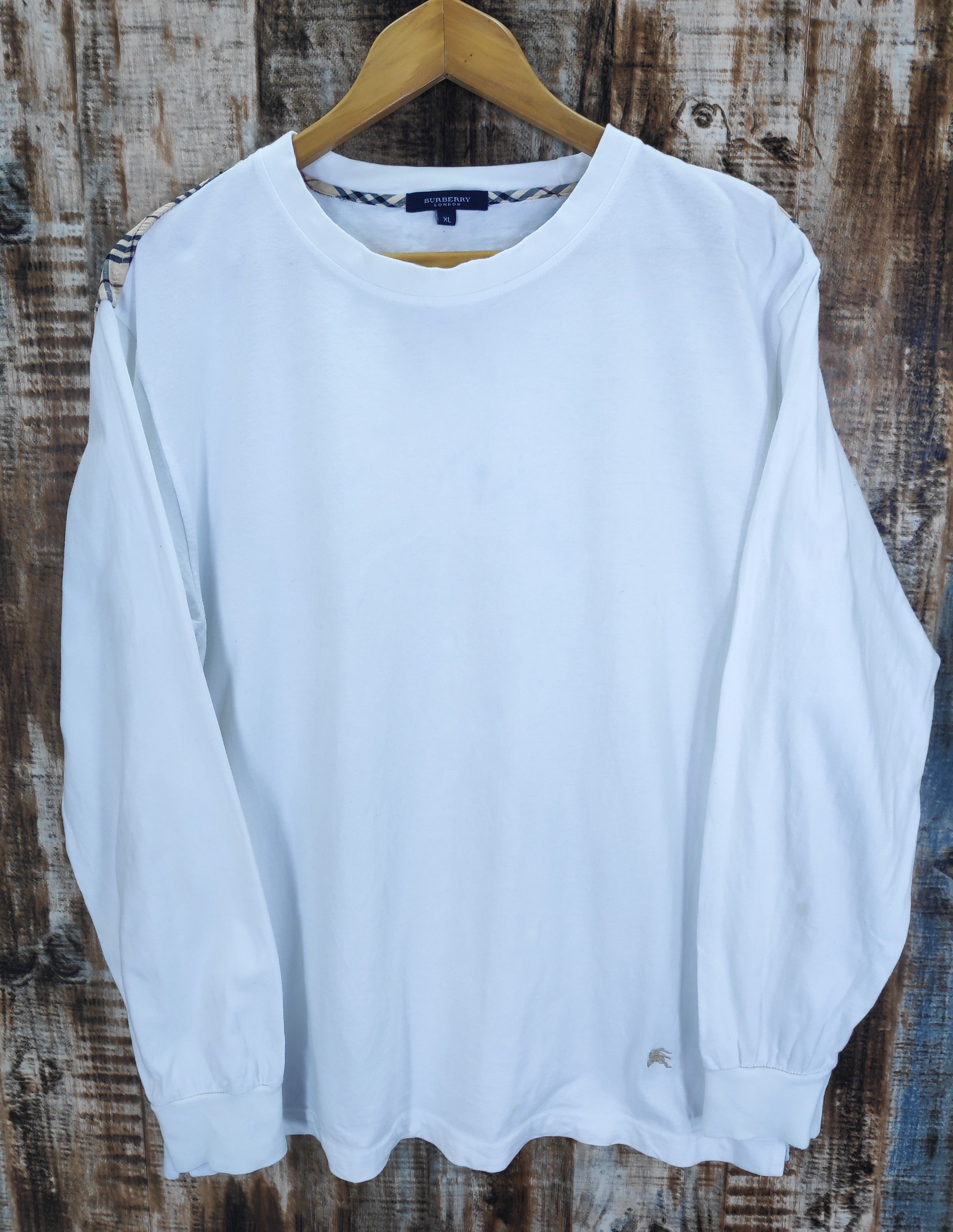 Burberry × Vintage Burberry Prorsum Nova Check Made in England Long Sleeve XL Size US XL / EU 56 / 4 - 1 Thumbnail