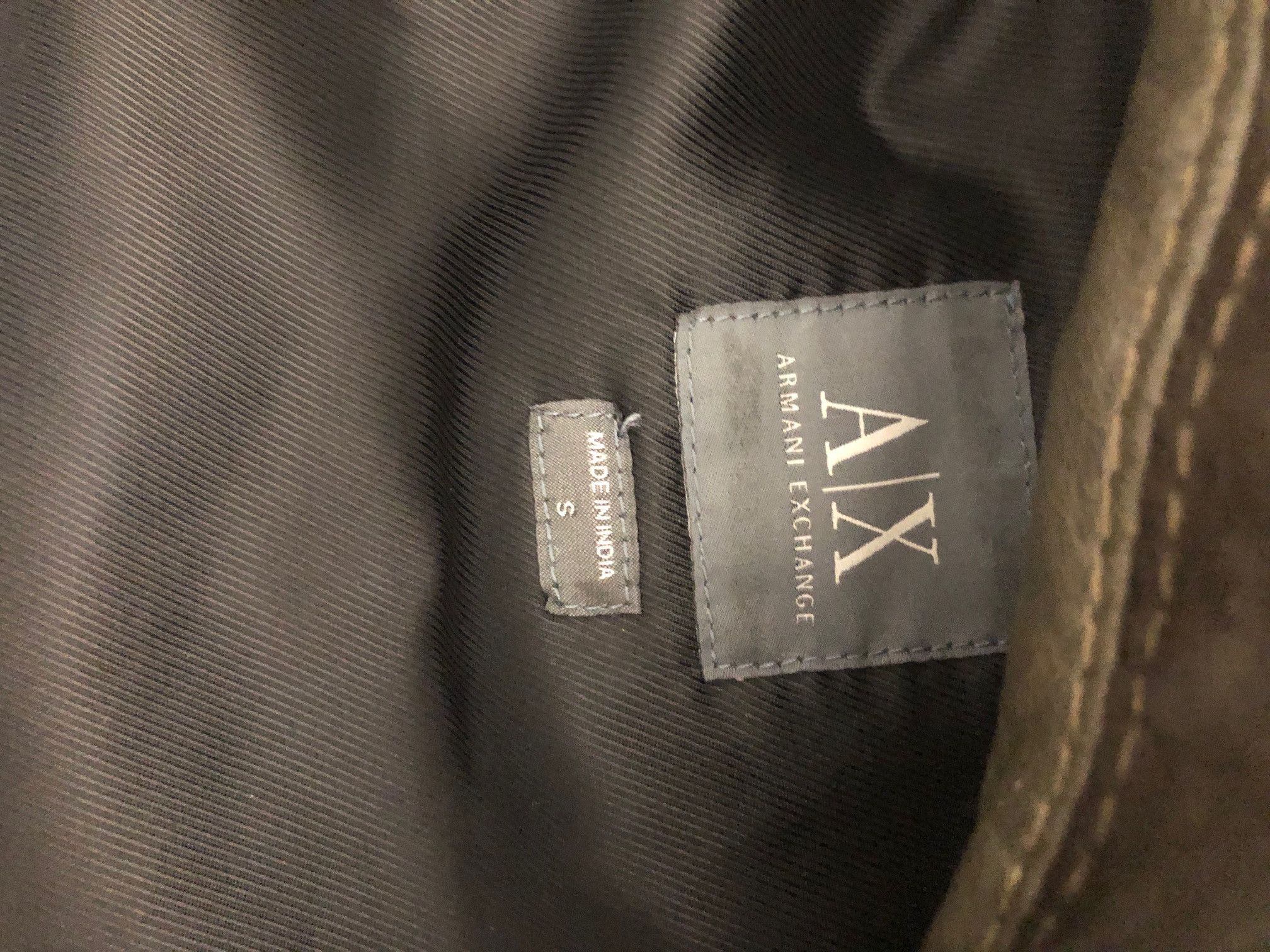 Armani Armani Exchange Leather Jacket Size US S / EU 44-46 / 1 - 3 Thumbnail