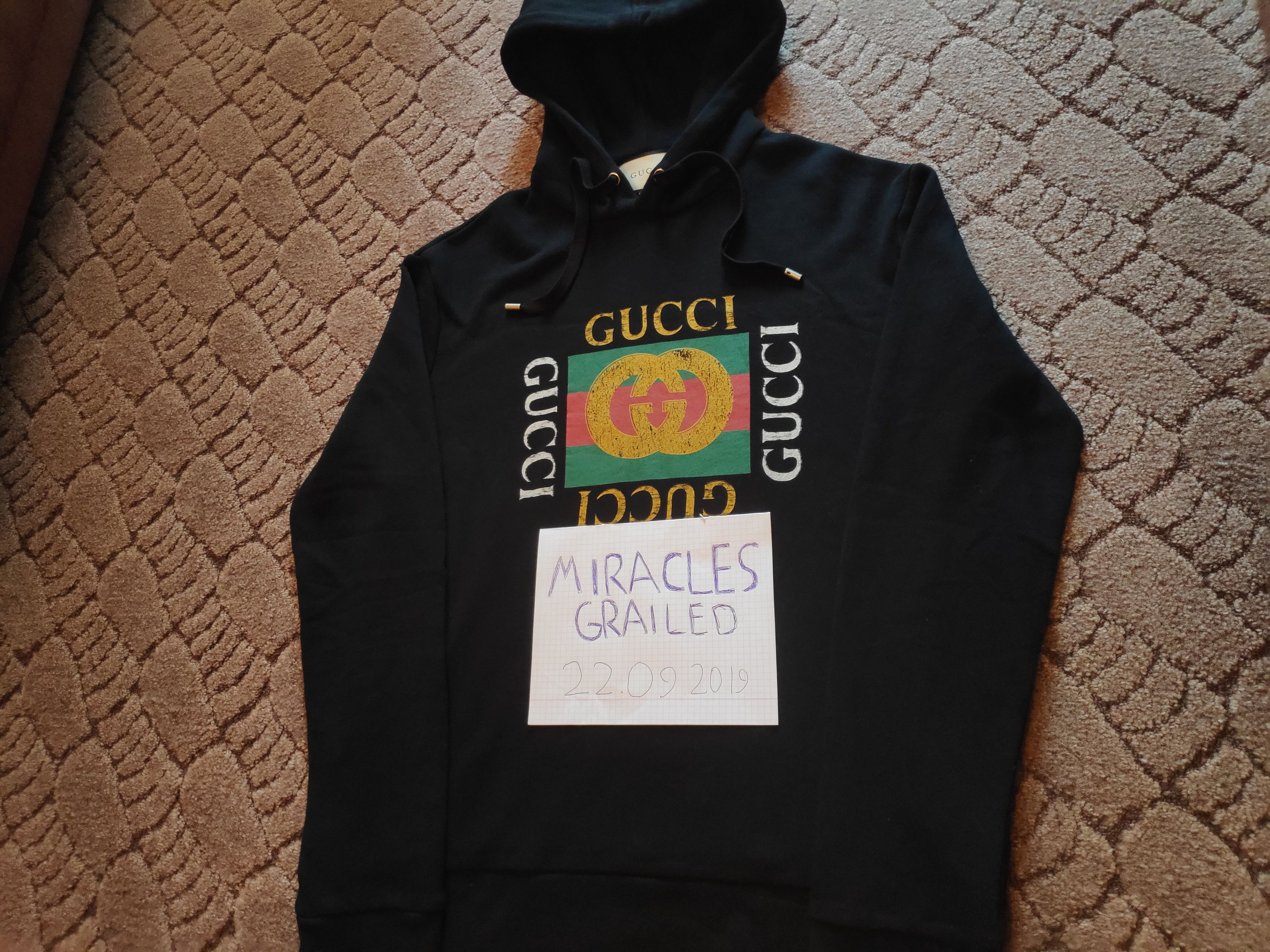 Gucci best sale hoodie grailed