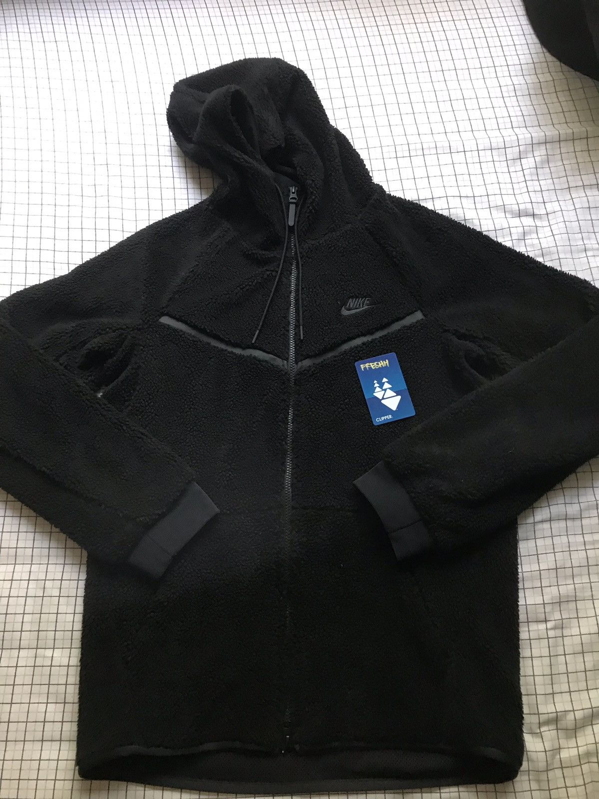 Nike tech windrunner icon sherpa hoodie hotsell