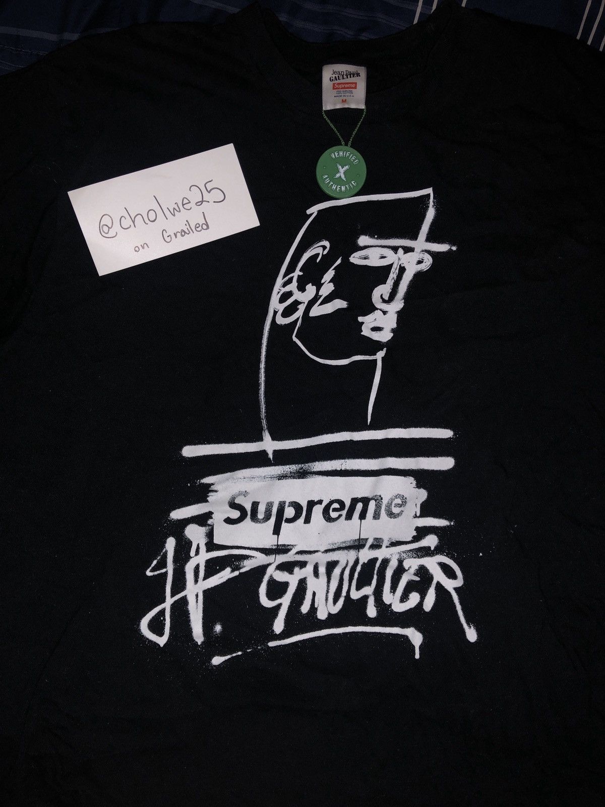 Jean Paul Gaultier × Supreme Supreme Jean Paul Gaultier Tee | Grailed 