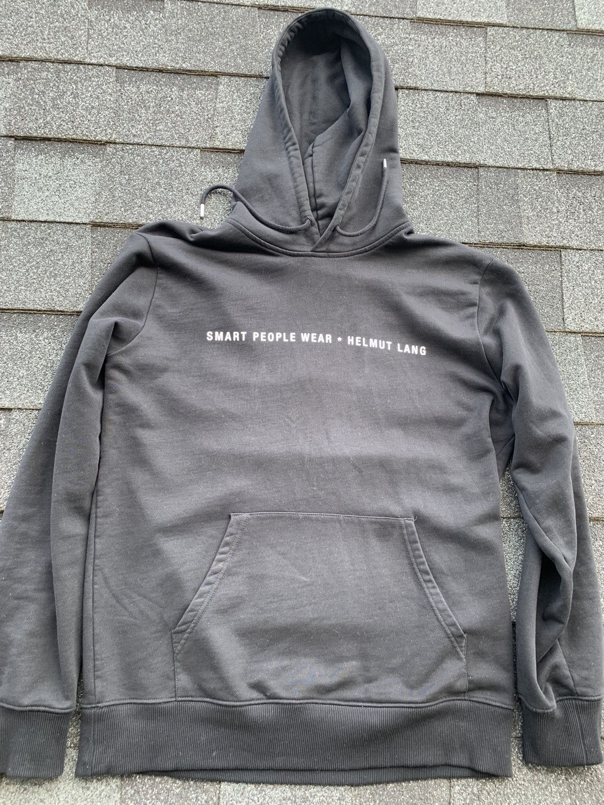 Smart people wear hot sale helmut lang hoodie