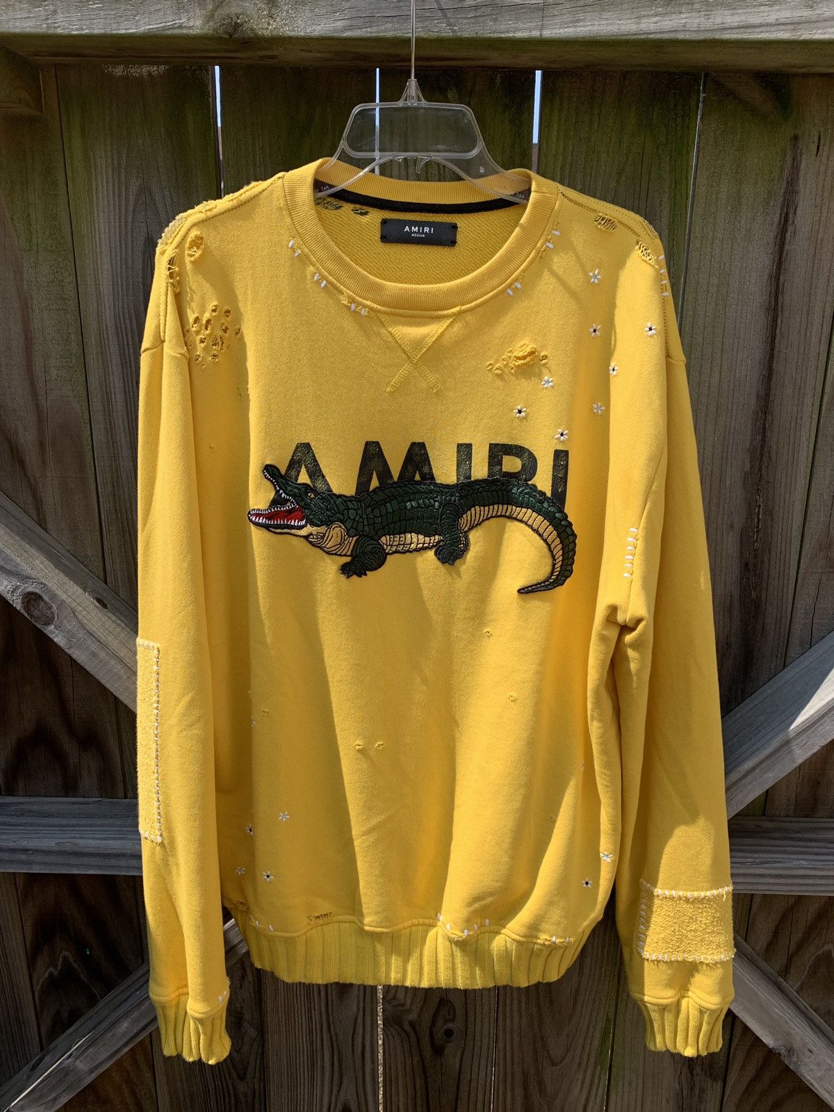 Amiri alligator sweatshirt online