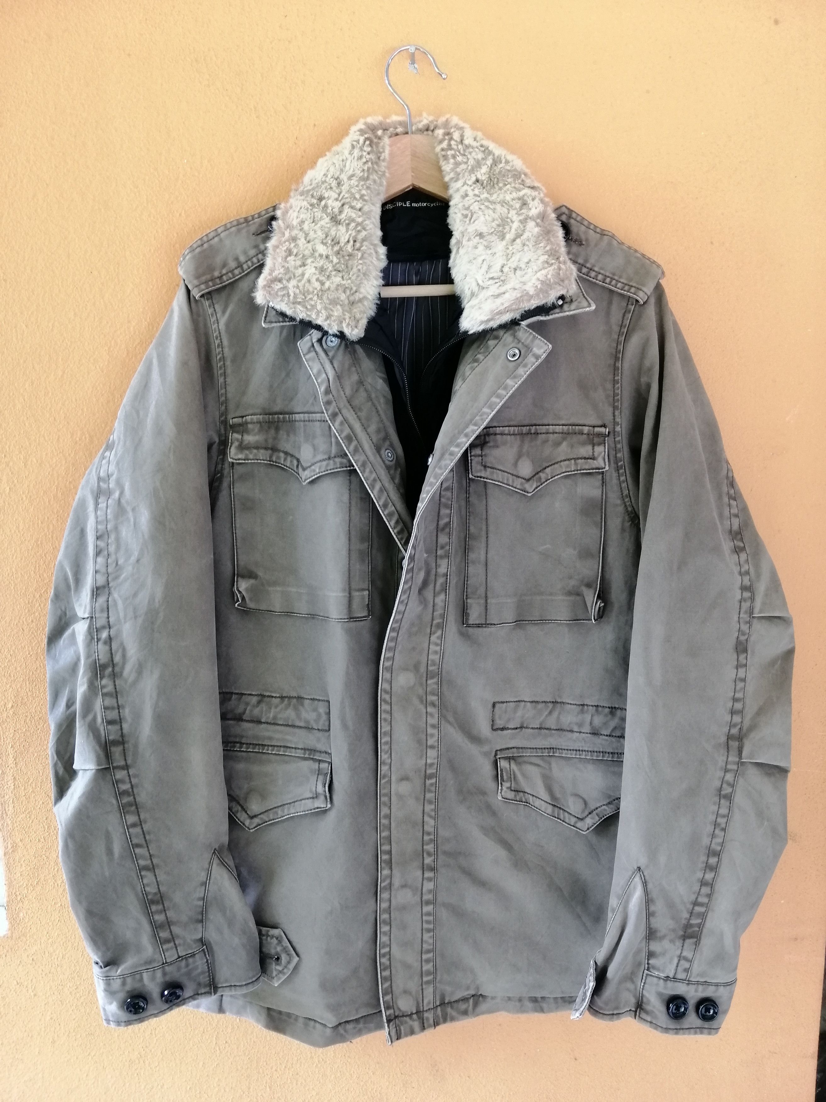 Japanese Brand Vintage Disciple Motorcyclist Military Jacket Size US M / EU 48-50 / 2 - 1 Thumbnail