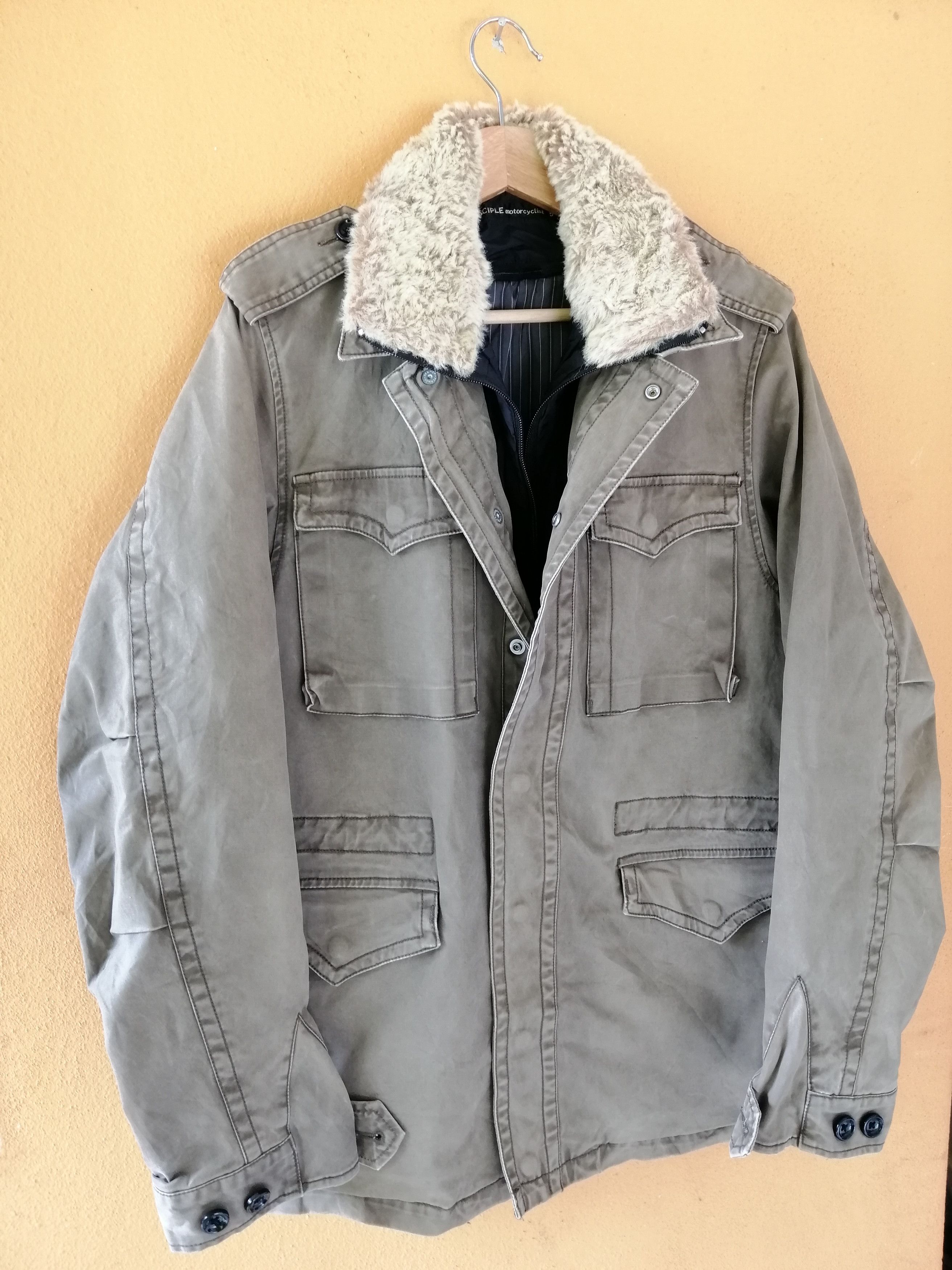 Japanese Brand Vintage Disciple Motorcyclist Military Jacket Size US M / EU 48-50 / 2 - 12 Thumbnail