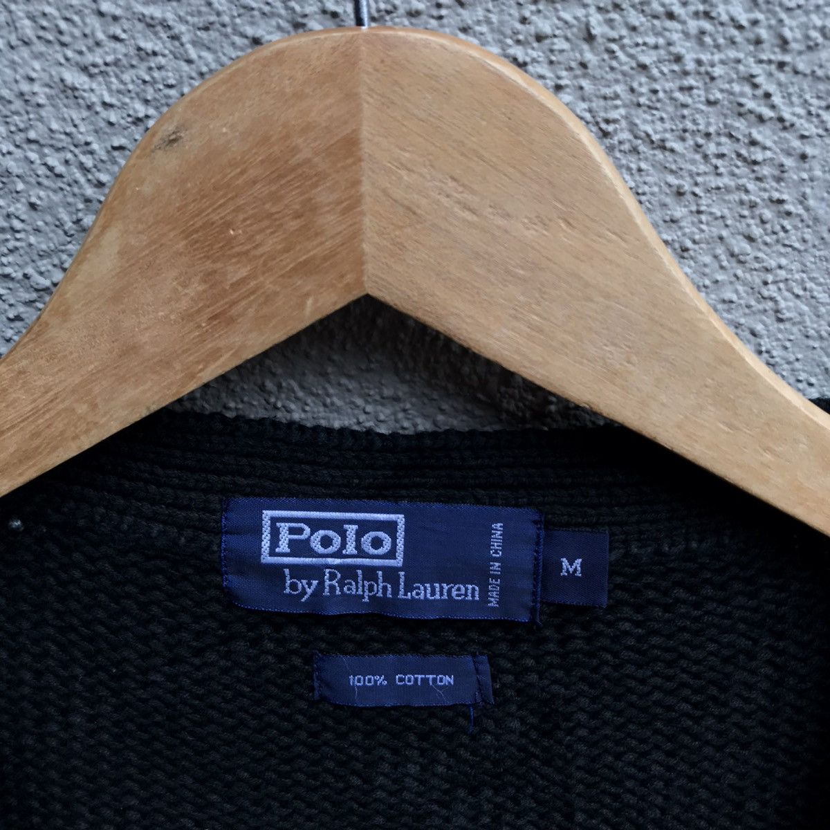 Polo Ralph Lauren Vintage POLO RALPH LAUREN Cardigan Knitwear pony logo black Size US L / EU 52-54 / 3 - 5 Thumbnail