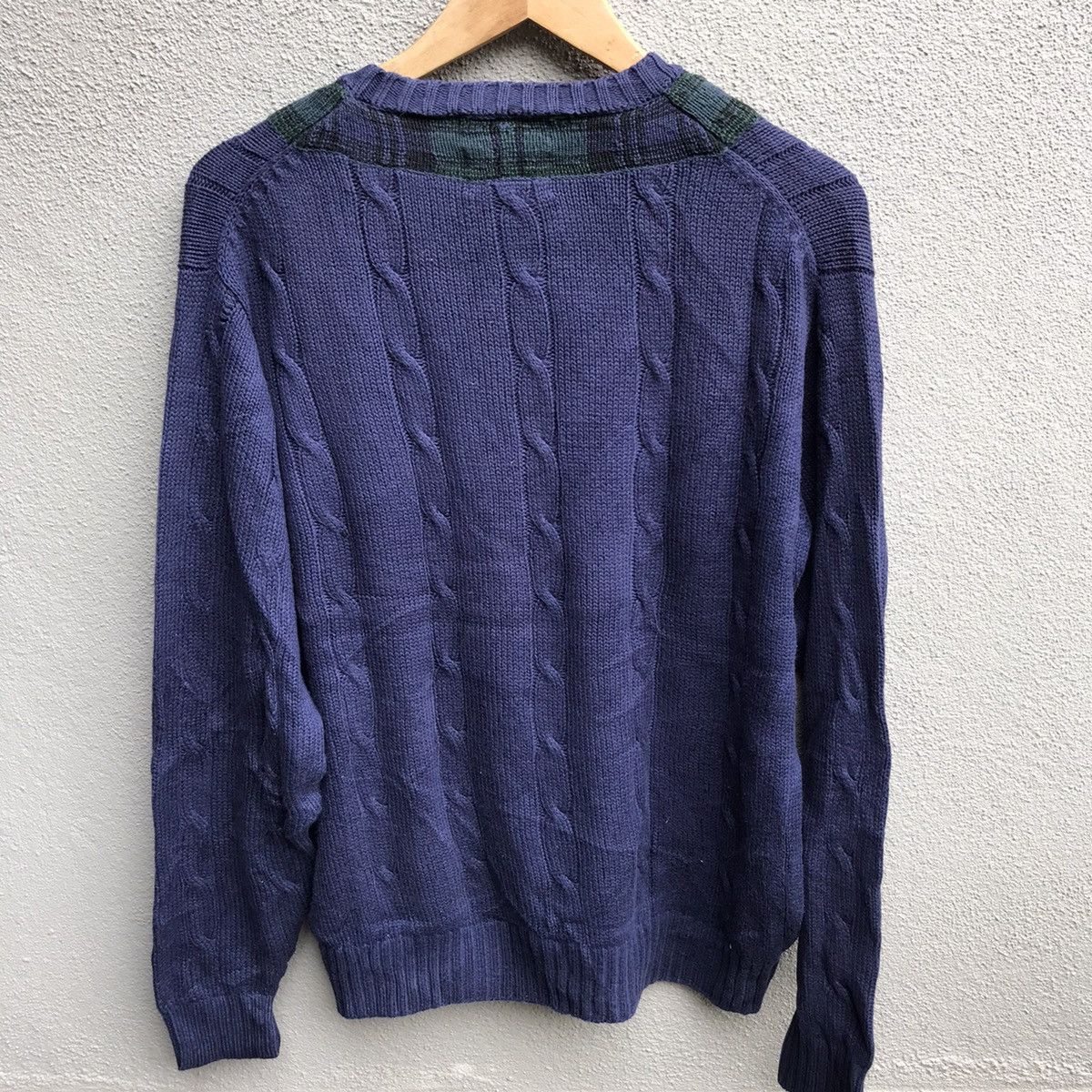 Chaps Ralph Lauren Vintage CHAPS RALPH LAUREN knitwear jumper vneck sweater Size US L / EU 52-54 / 3 - 3 Thumbnail