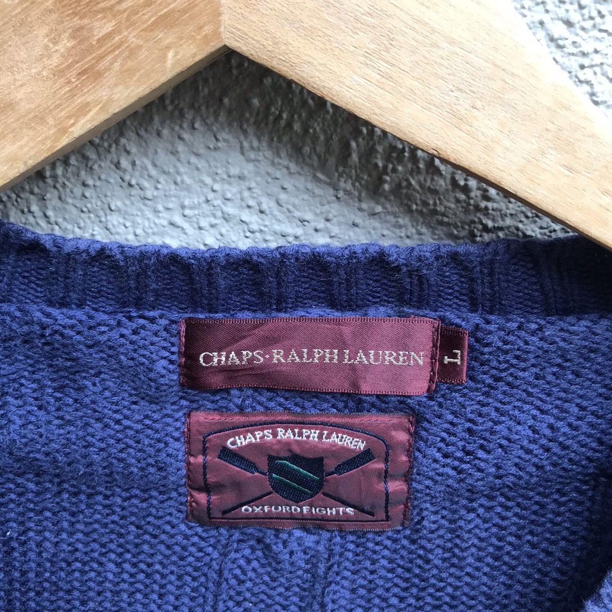 Chaps Ralph Lauren Vintage CHAPS RALPH LAUREN knitwear jumper vneck sweater Size US L / EU 52-54 / 3 - 5 Thumbnail