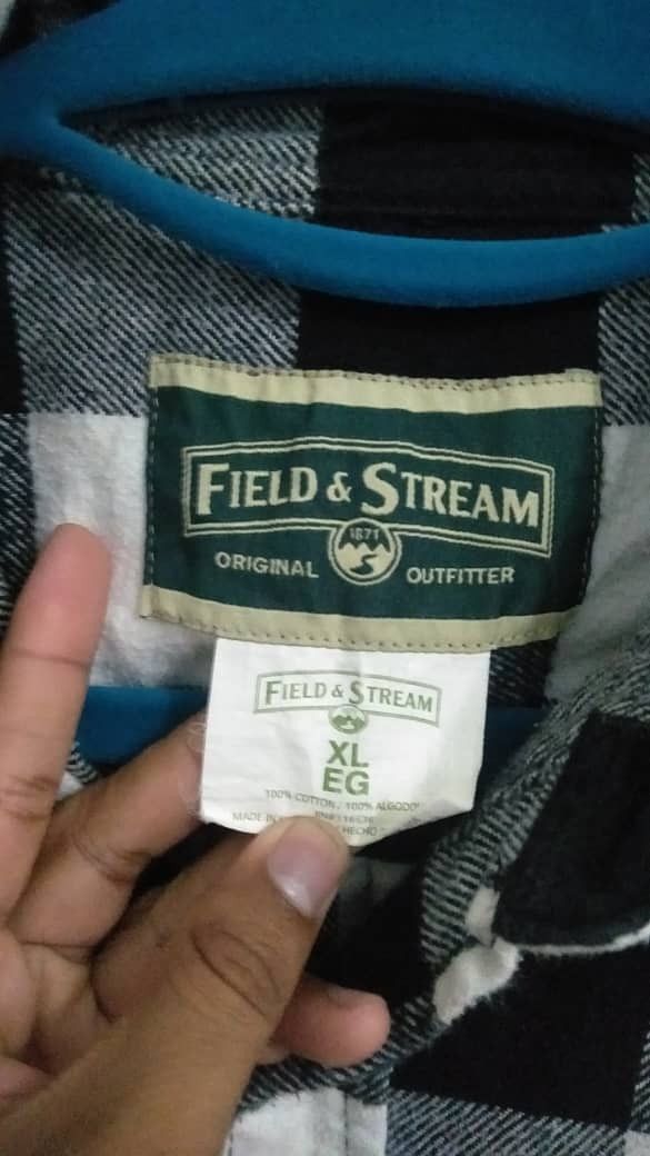 Field & Stream × Flannel 🔥 GRUNGE OUTDOOR SEASONED OVERSIZED Flannel Size US XL / EU 56 / 4 - 4 Thumbnail