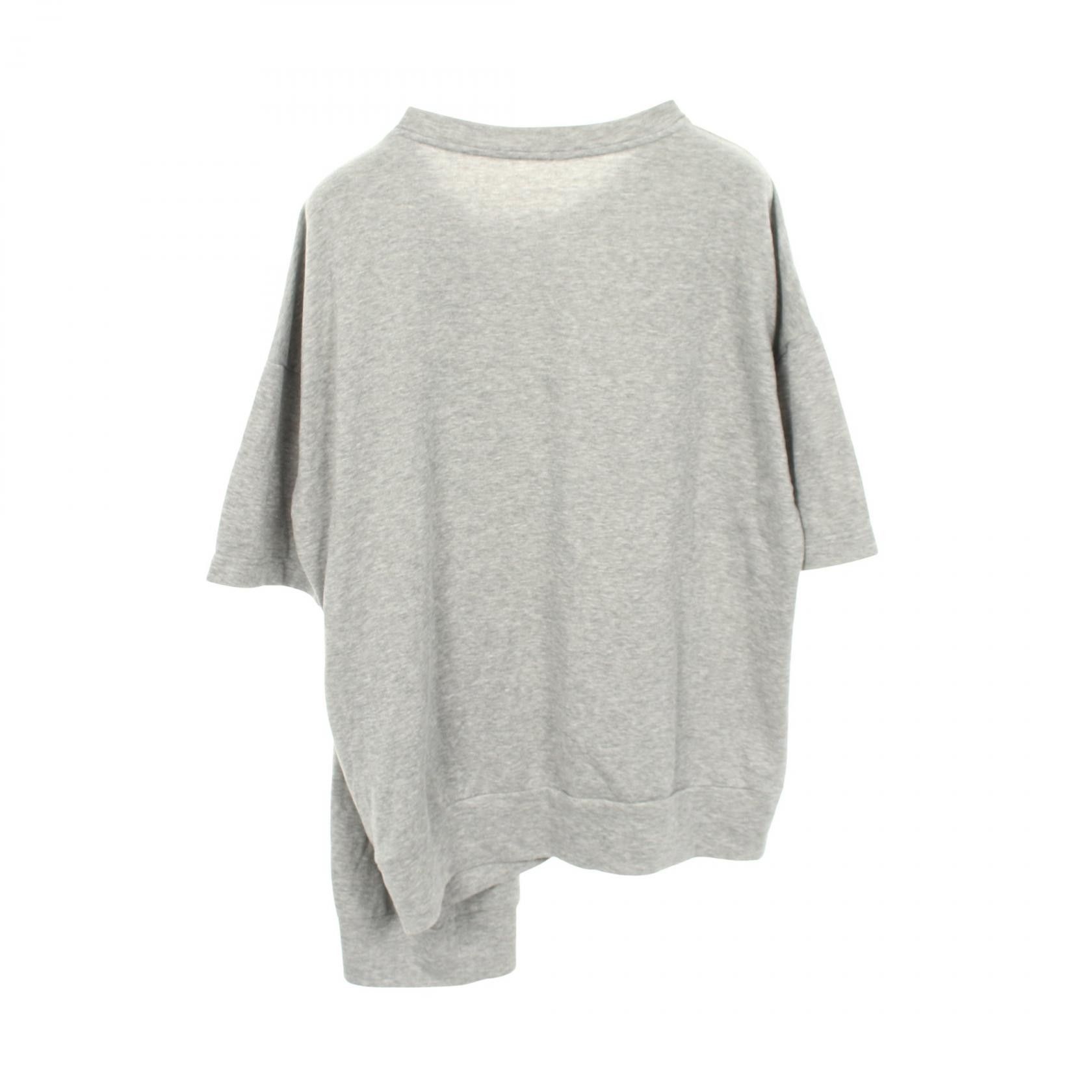 Yohji Yamamoto Y's Cotton Short Sleeve T-Shirt Gray Size 2 Size M / US 6-8 / IT 42-44 - 2 Thumbnail