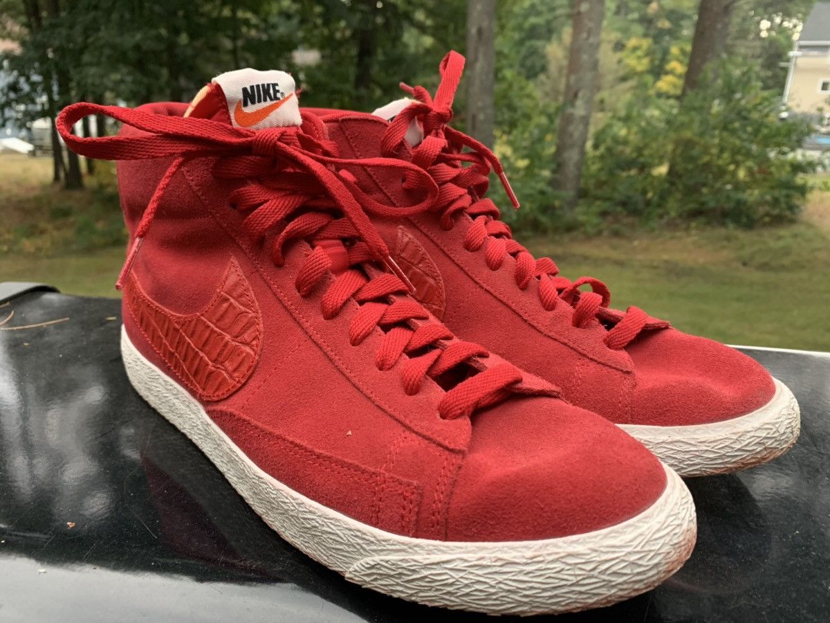 Nike blazer mid premium vintage red hotsell