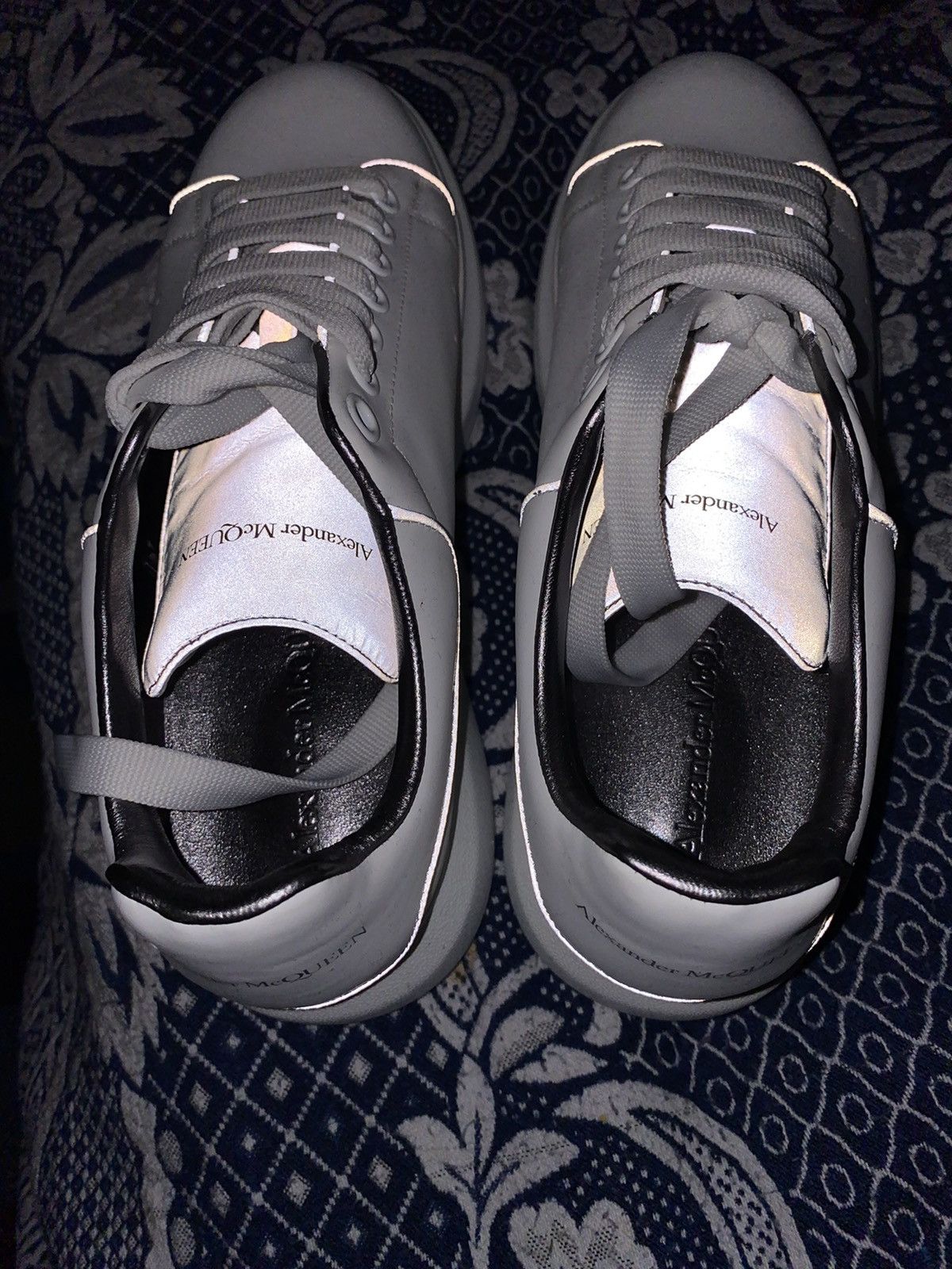 Alexander mcqueen shoes reflective on sale