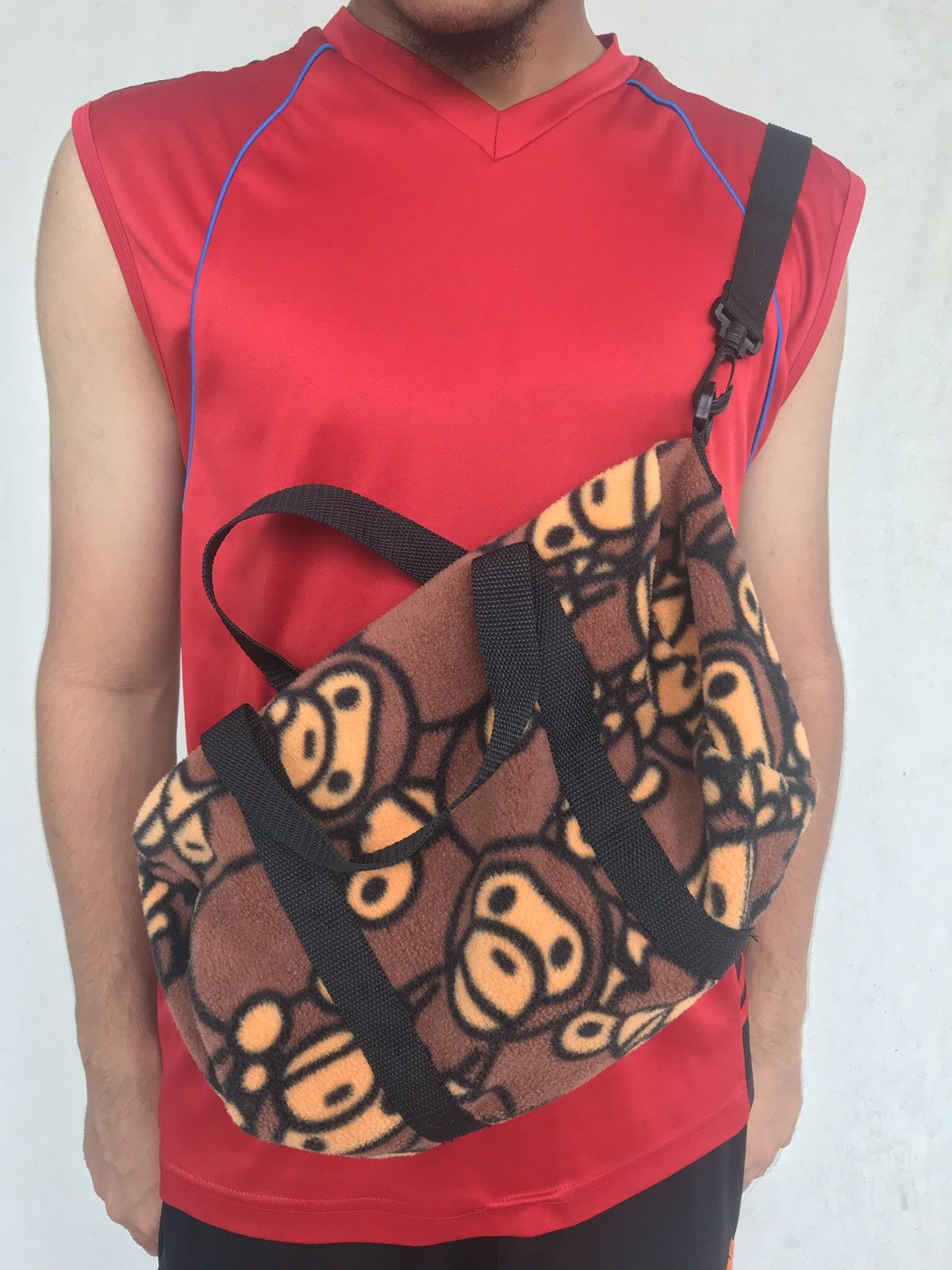 Bape Baby Milo ABathing Ape Bufflehead Fullprint Sling Duffle Bag Size ONE SIZE - 7 Thumbnail