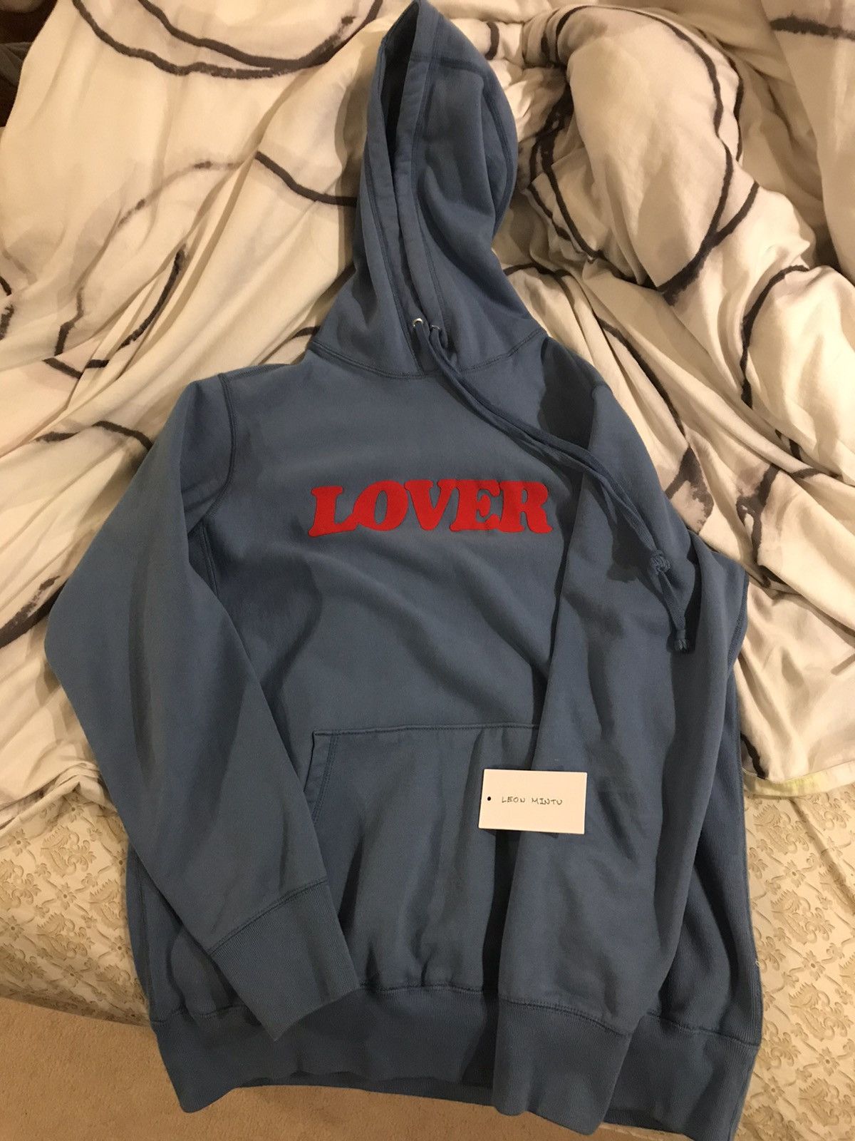 Bianca Chandon Lover Hoodie Bianca Chandon Blue Grailed