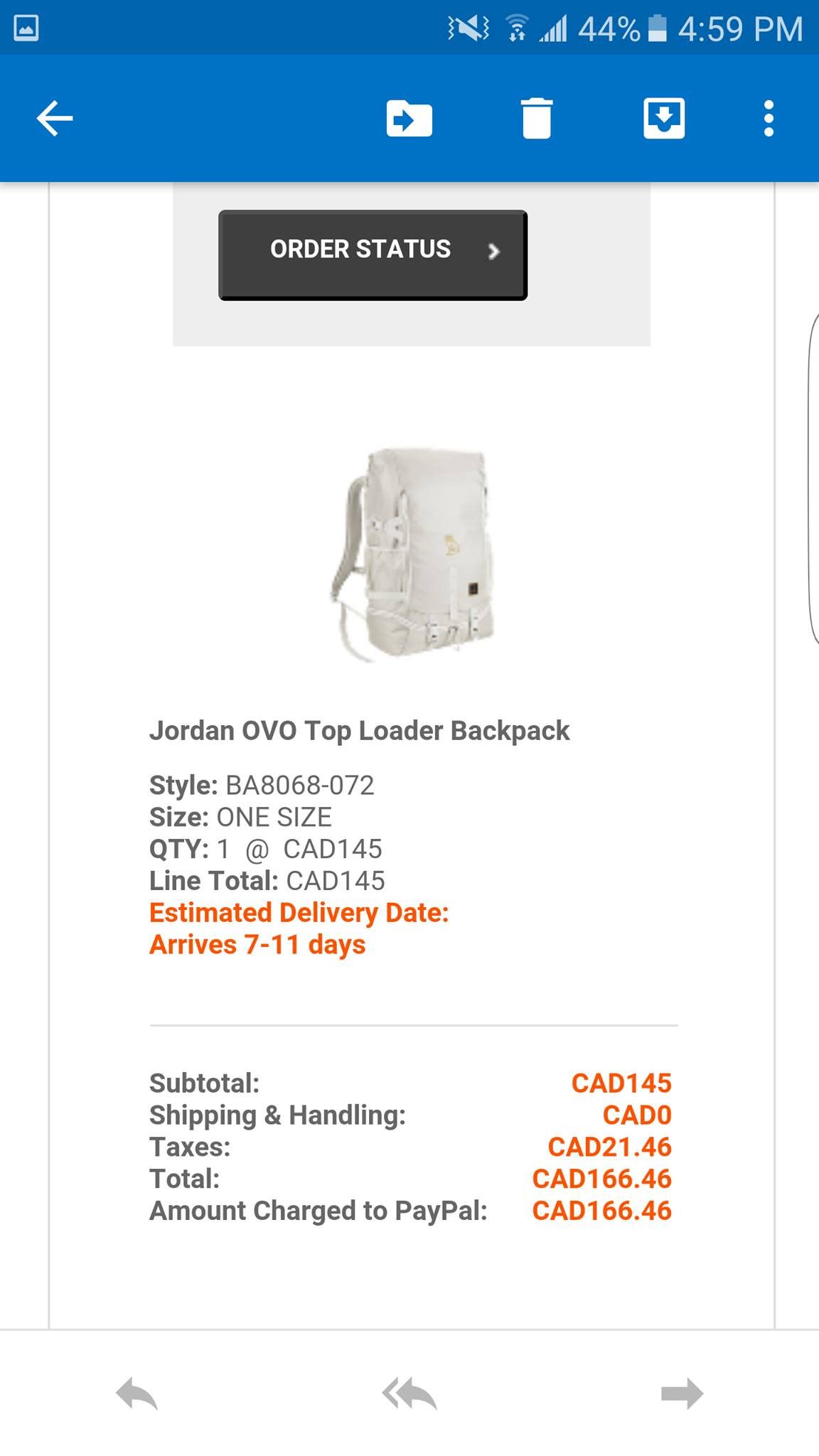 Jordan toploader backpack on sale