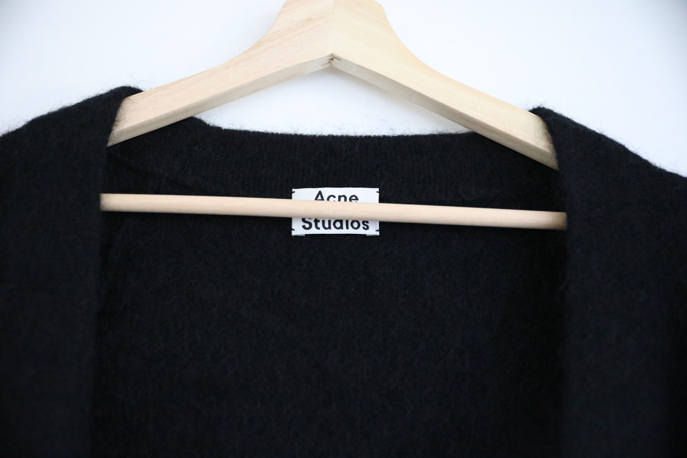 Acne Studios Acne Black Mohair Long Cardigan Size US M / EU 48-50 / 2 - 3 Thumbnail