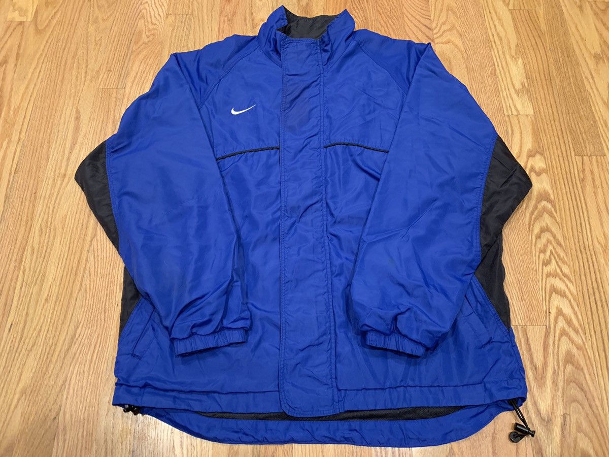 Nike Vintage Nike windbreaker jacket blue Size US L / EU 52-54 / 3 - 1 Thumbnail