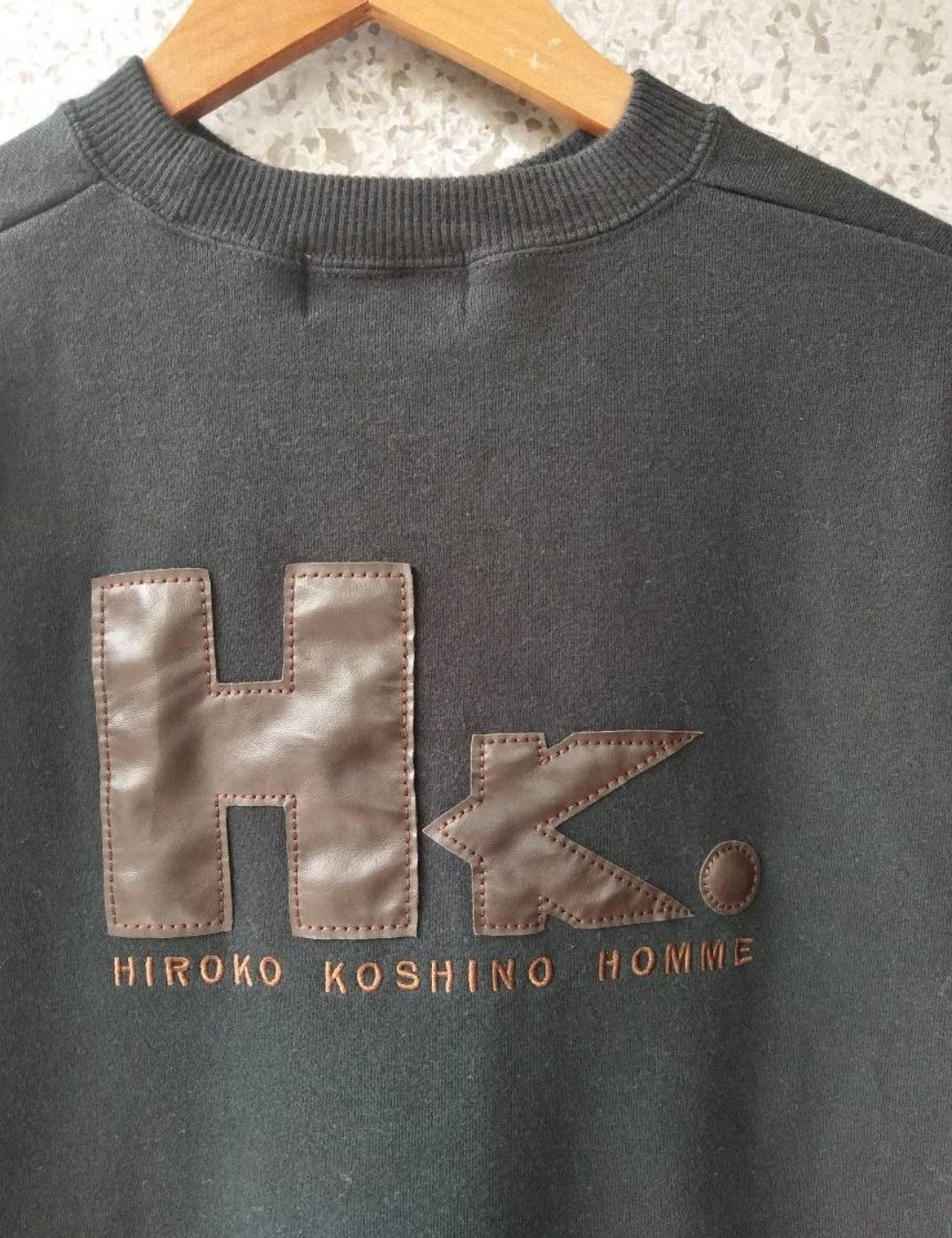 Hiroko Koshino Homme 🔥 Hiroko Koshino sweatshirt big logo made in Japan Size US M / EU 48-50 / 2 - 3 Thumbnail