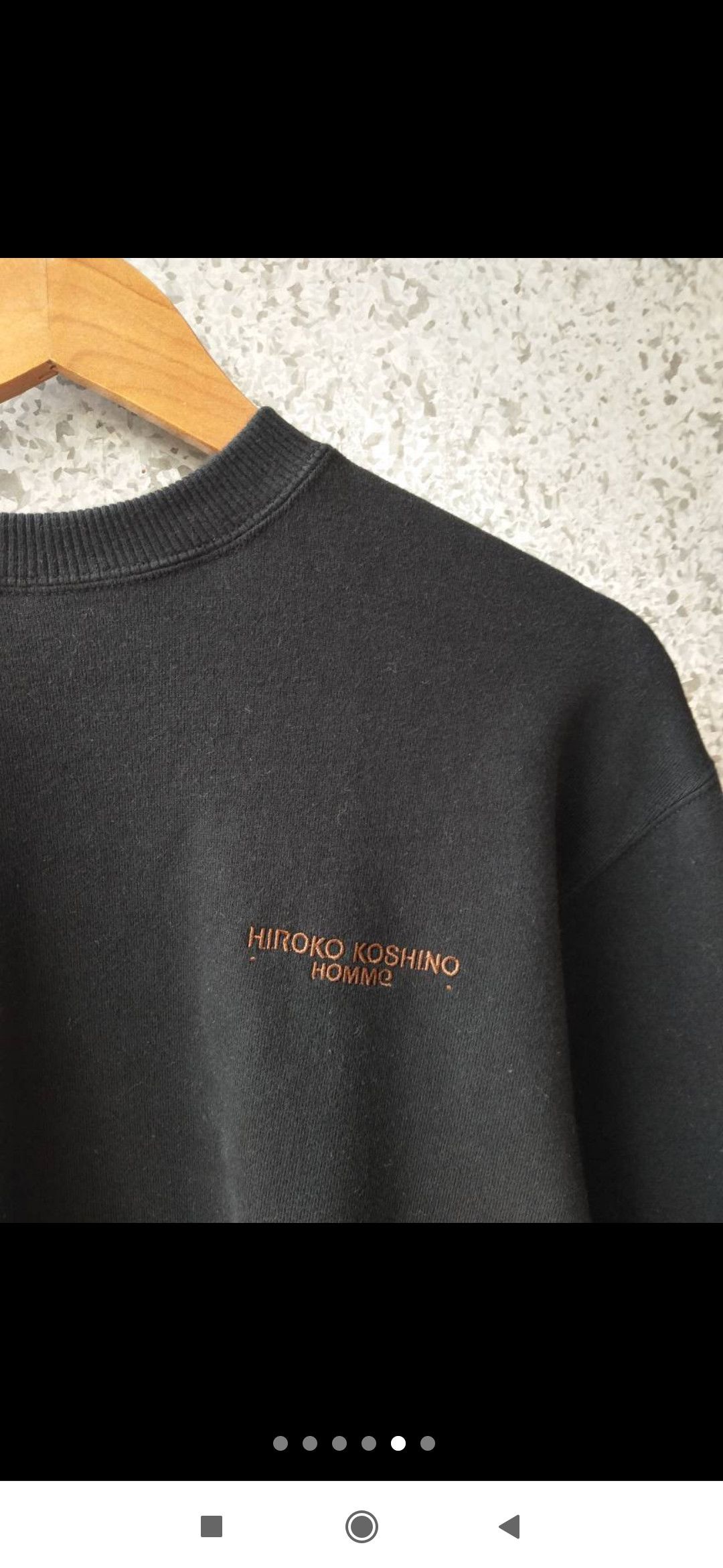 Hiroko Koshino Homme 🔥 Hiroko Koshino sweatshirt big logo made in Japan Size US M / EU 48-50 / 2 - 4 Thumbnail