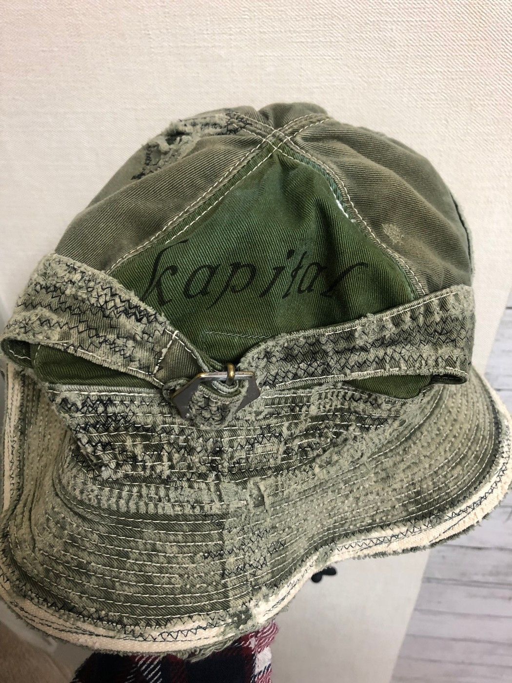Kapital × Kapital Kountry Old Man by the Sea Green Boro Bucket Hat Size ONE SIZE - 2 Thumbnail
