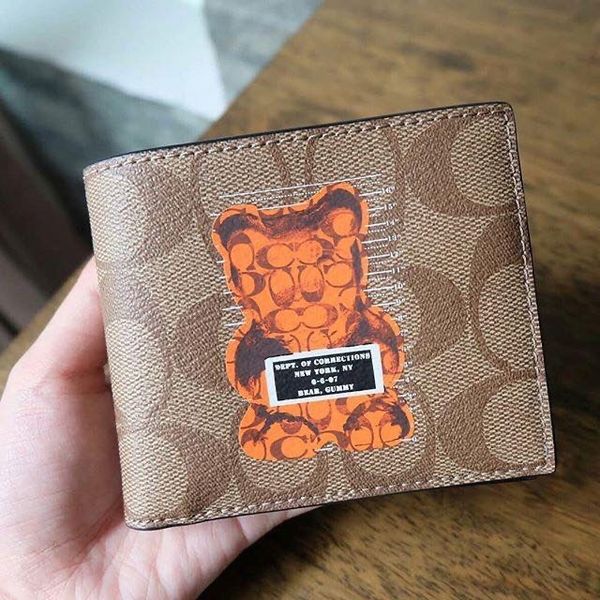 Coach Coach Id Billfold Wallet Men Gummy Bear Leather Grailed