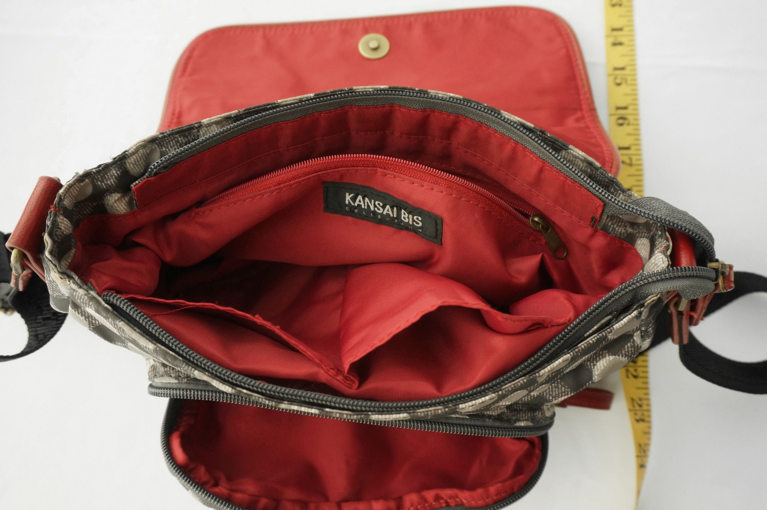 Japanese Brand Kansai Yamamoto Kansai Bits Messenger Cross Body Bag Size ONE SIZE - 15 Thumbnail