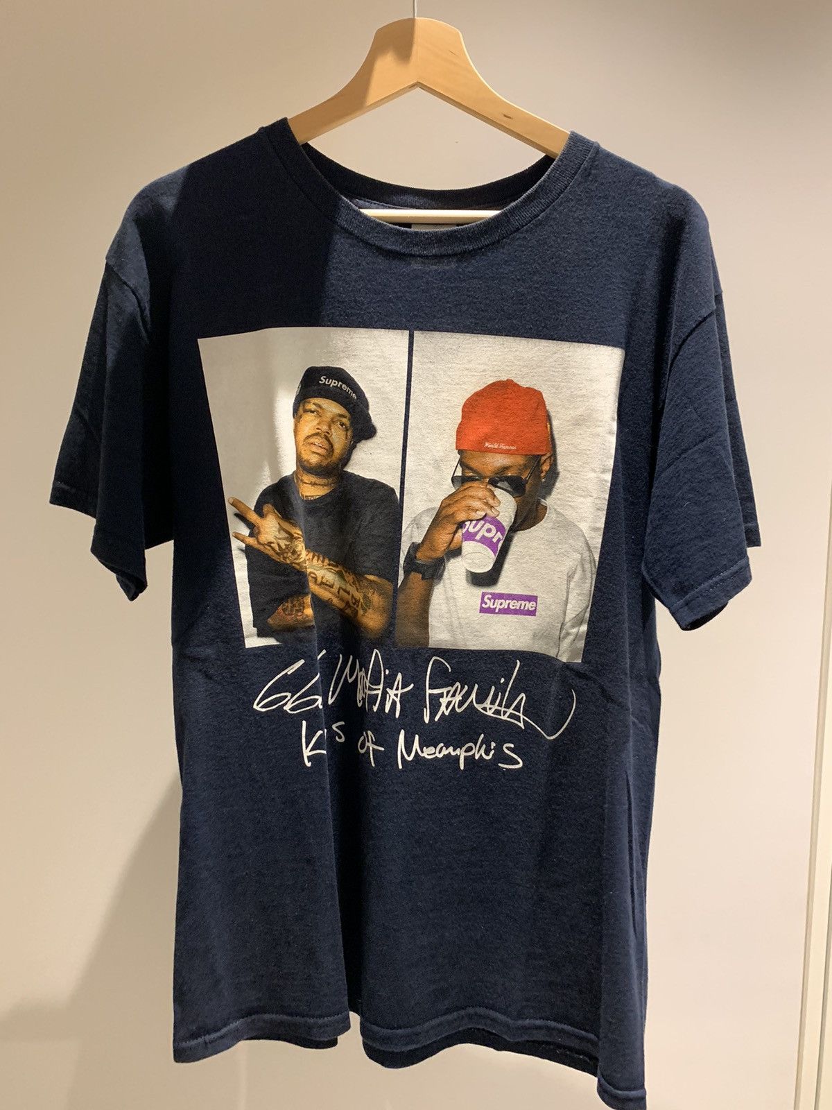 Supreme Supreme Three Six Mafia tee | Grailed