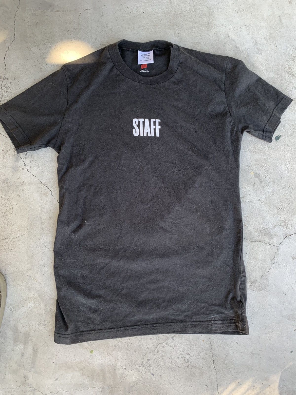 Hanes Vetements Staff Tee | Grailed