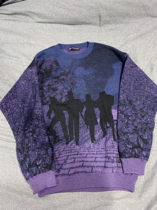 Louis Vuitton Wizard of Oz Sweaters Available in Store!! Purple - Size  Small $1400 Multicolor - Size Medium $1800