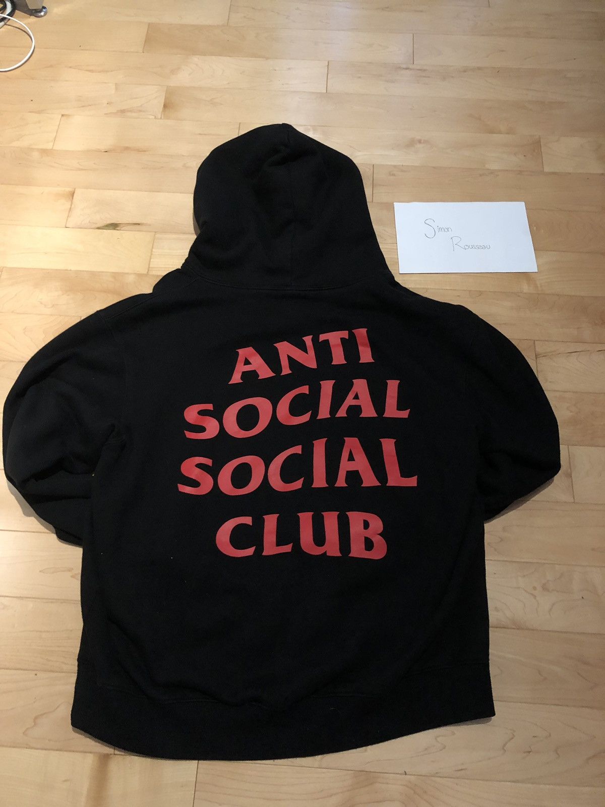 Anti Social Social Club Anti Social Social Club China Flag Hoodie 