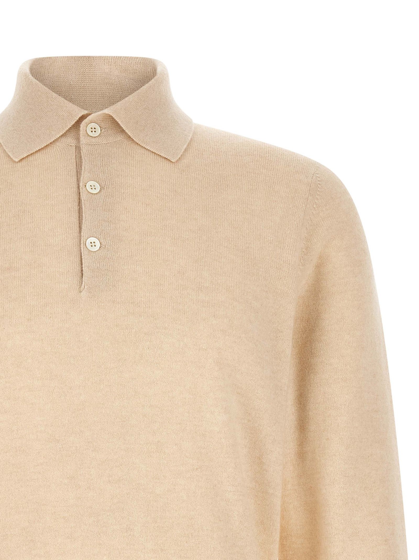 Brunello Cucinelli Cashmere Knit Polo Shirt Size US L / EU 52-54 / 3 - 3 Thumbnail